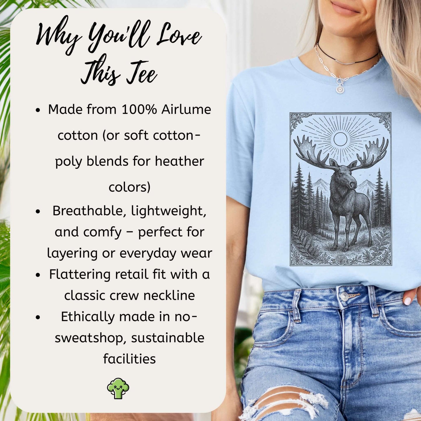 Mystic Moose – Guardian of the Forest T-Shirt