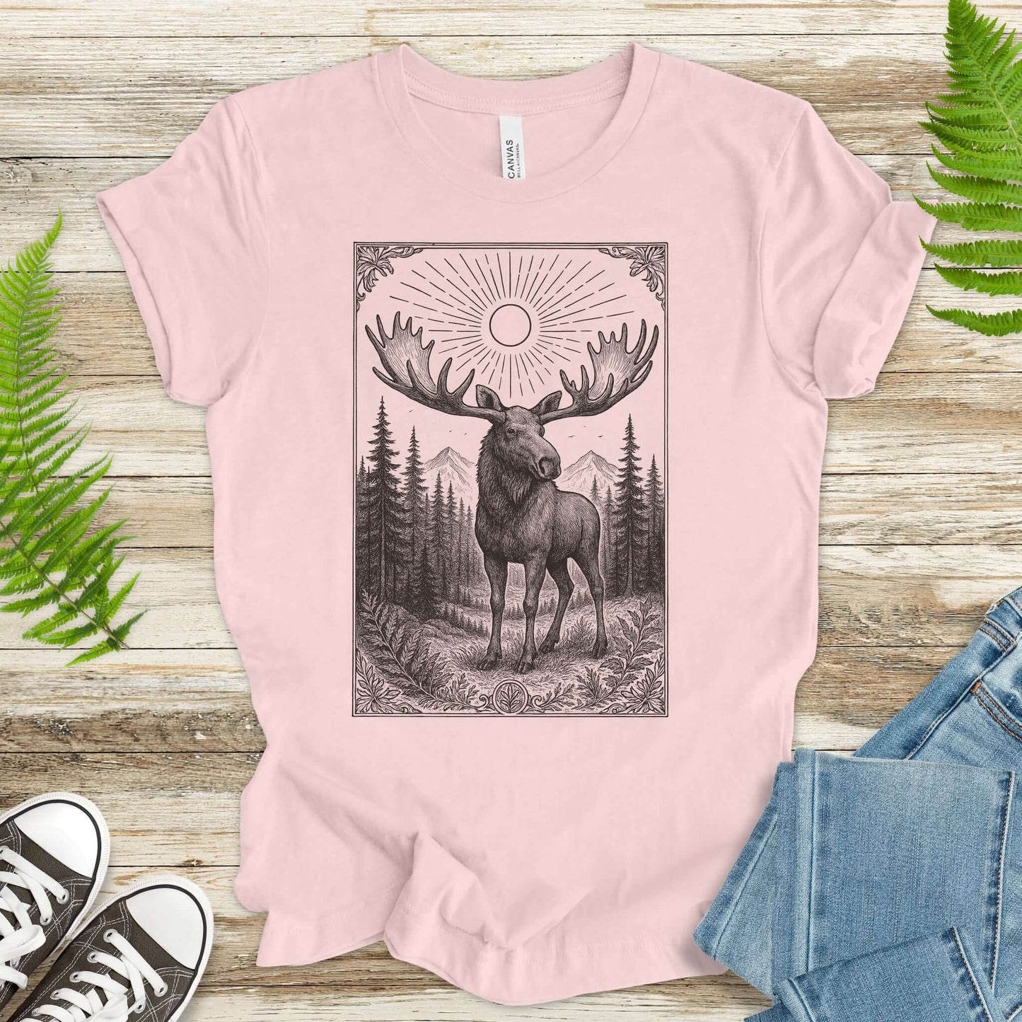 Mystic Moose – Guardian of the Forest T-Shirt