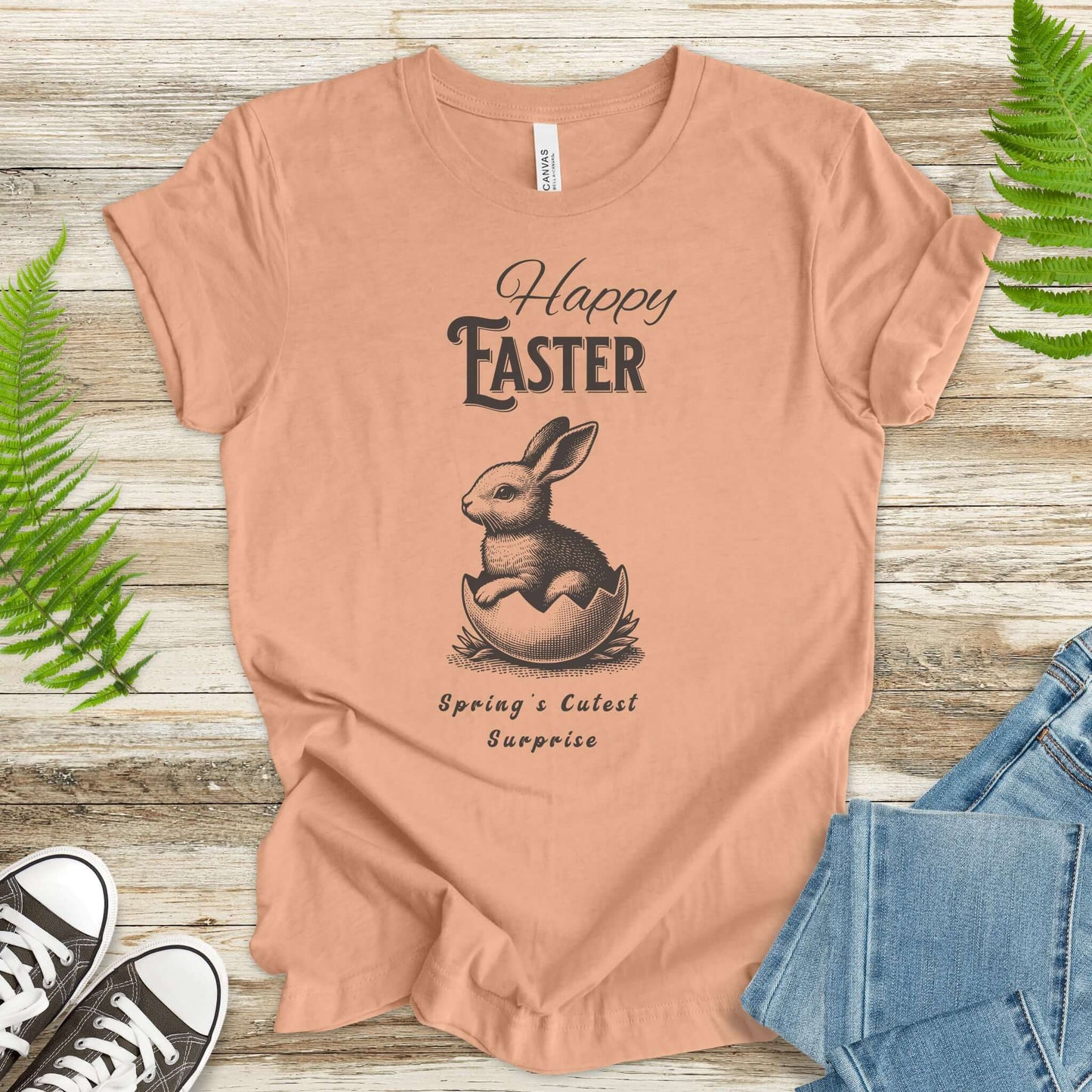 Bunny Cute Surprise Easter T-Shirt