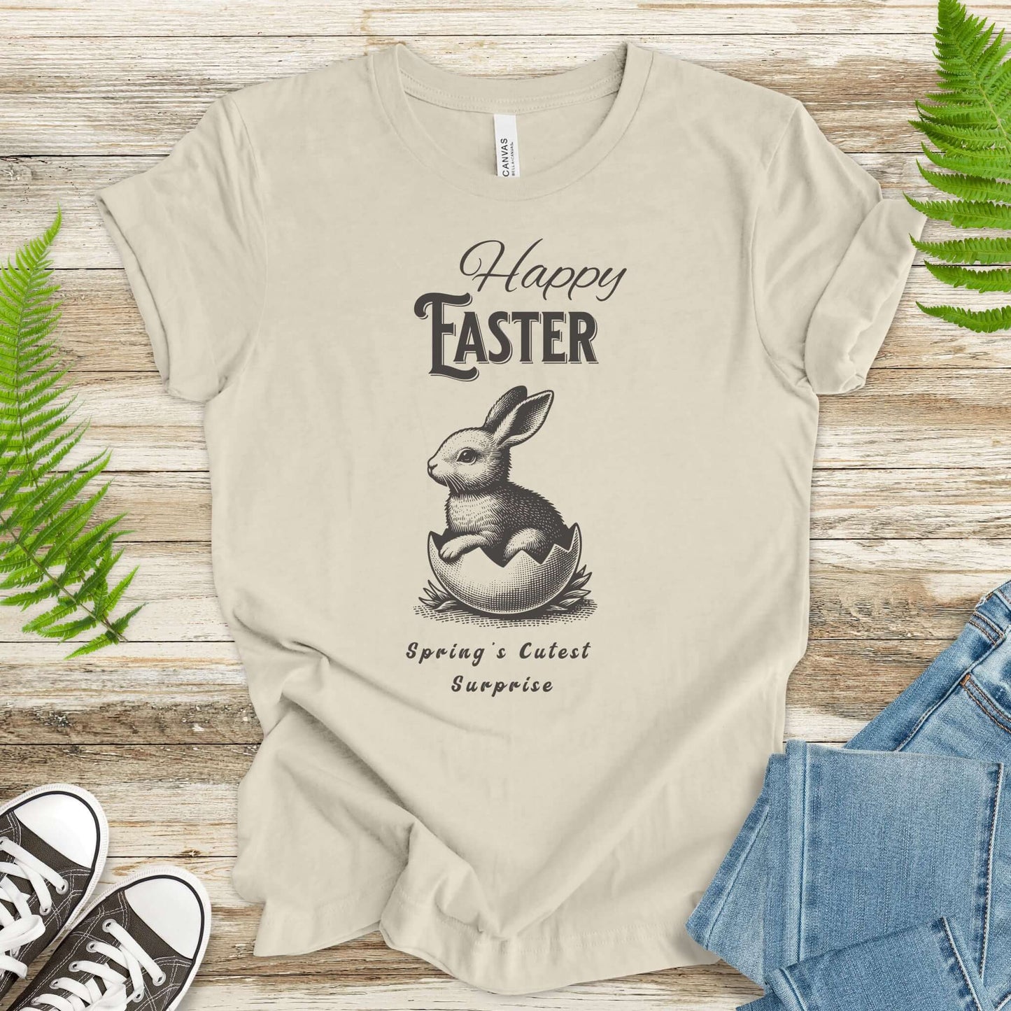 Bunny Cute Surprise Easter T-Shirt