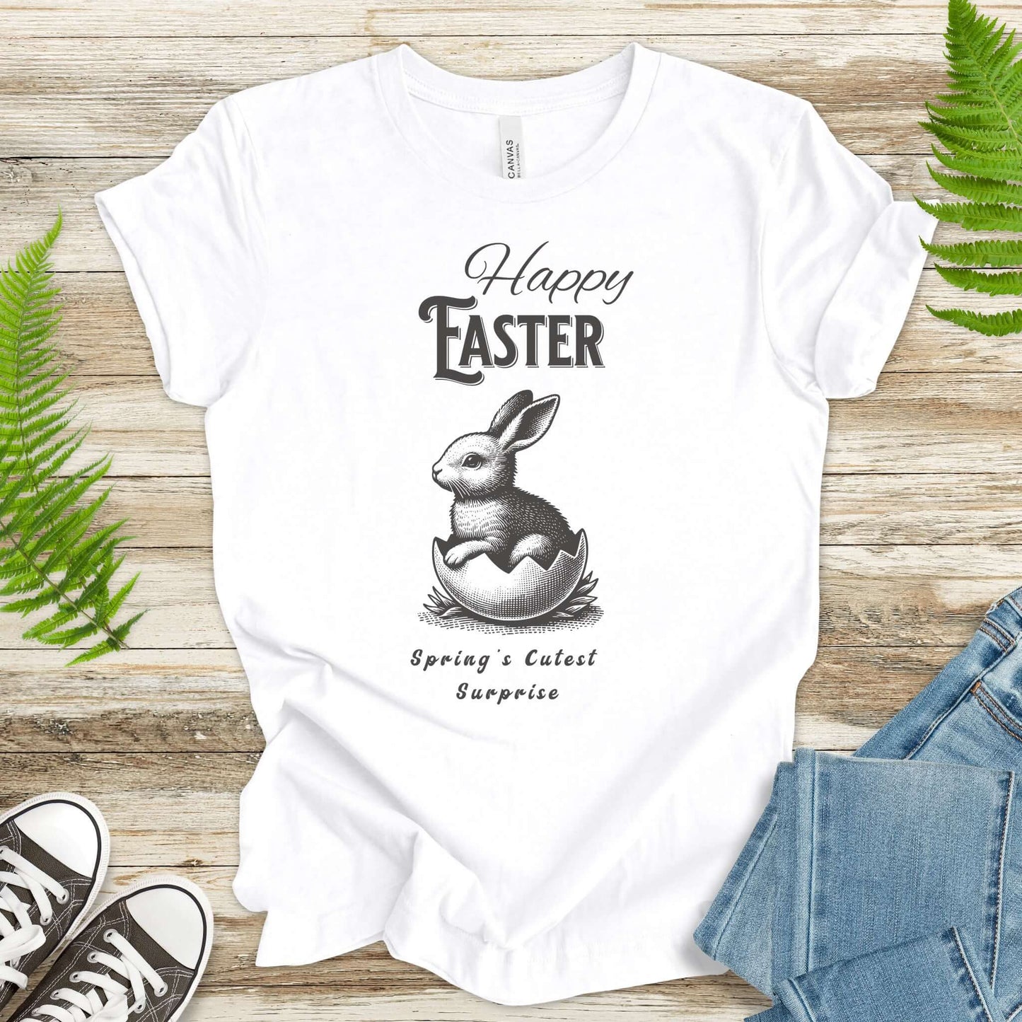 Bunny Cute Surprise Easter T-Shirt