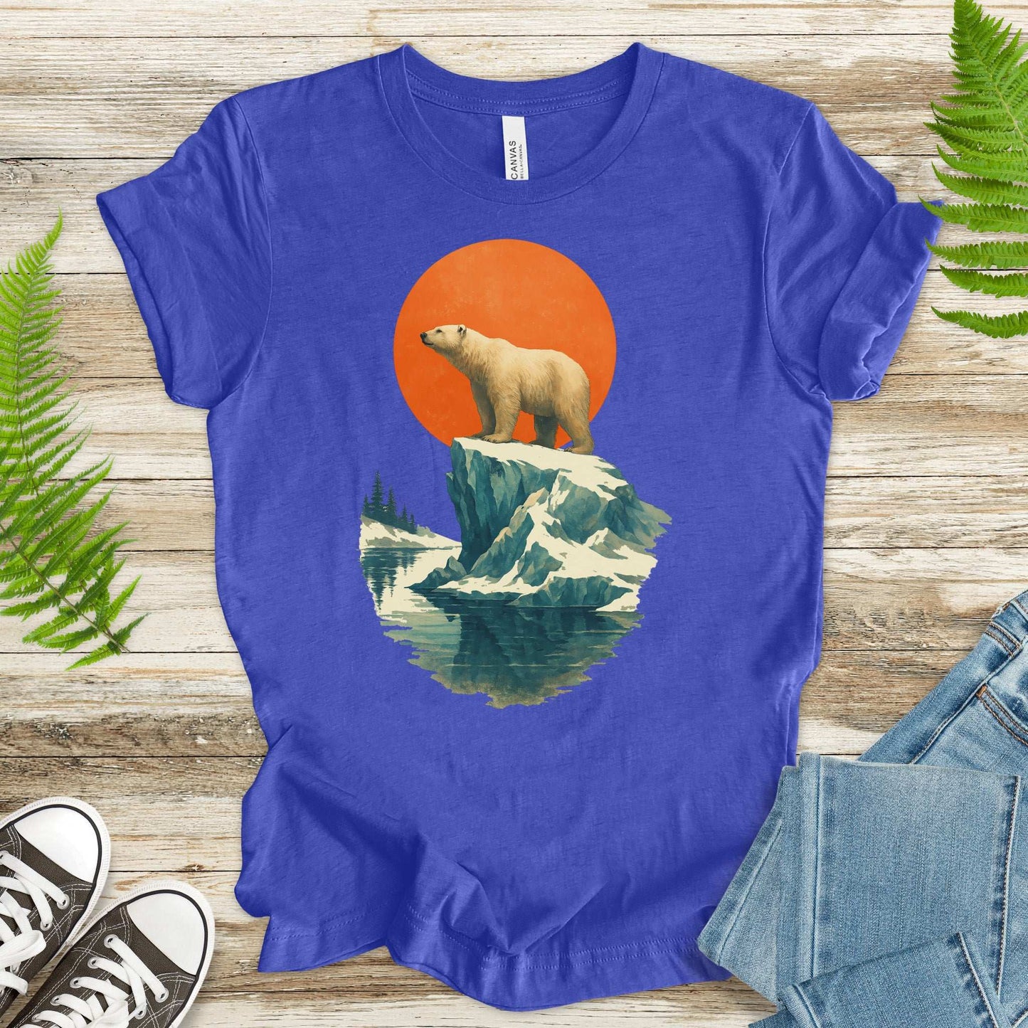 Vintage Polar Bear T-Shirt – Japanese Style Arctic Nature Tee