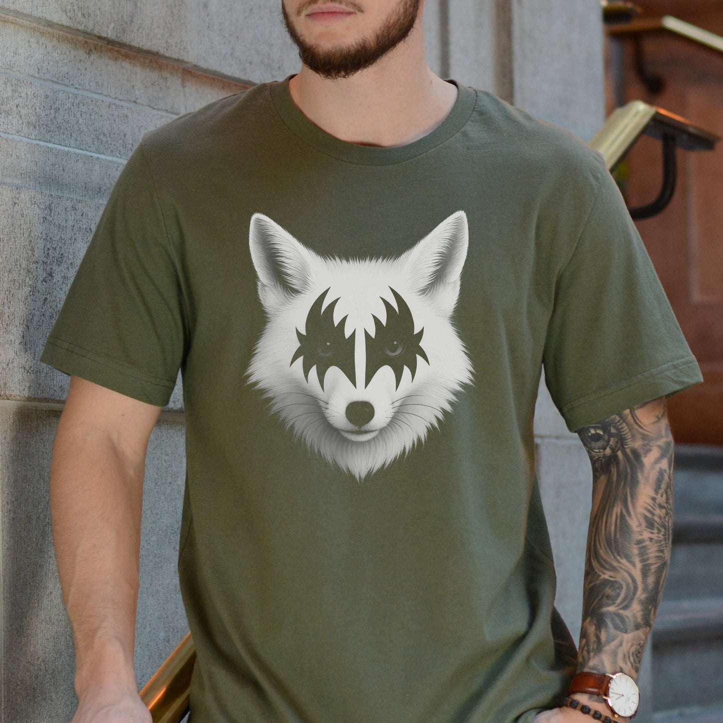 Rock’n’Fox T-Shirt – Gothic Metal Forest Vibes Tee