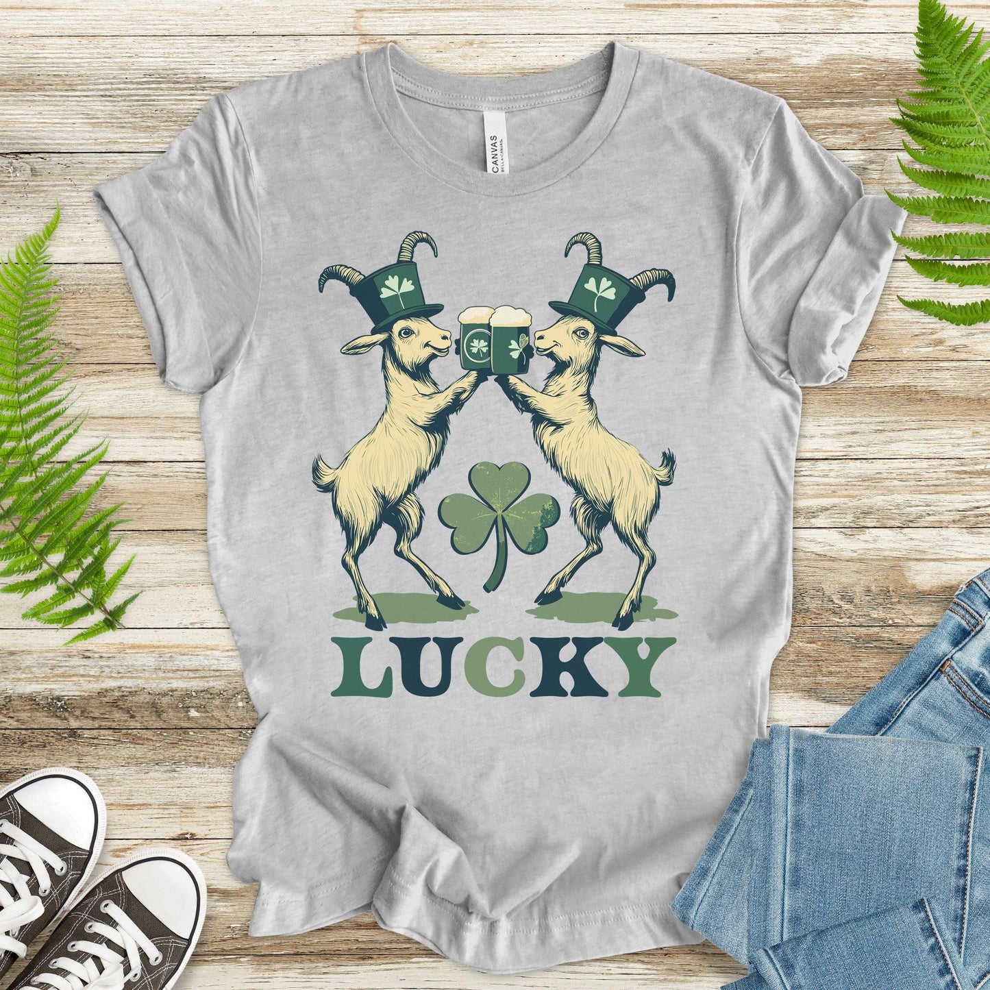 Shamrock & Roll: Goat Cheers St. Paddy’s T-Shirt - TShirtree
