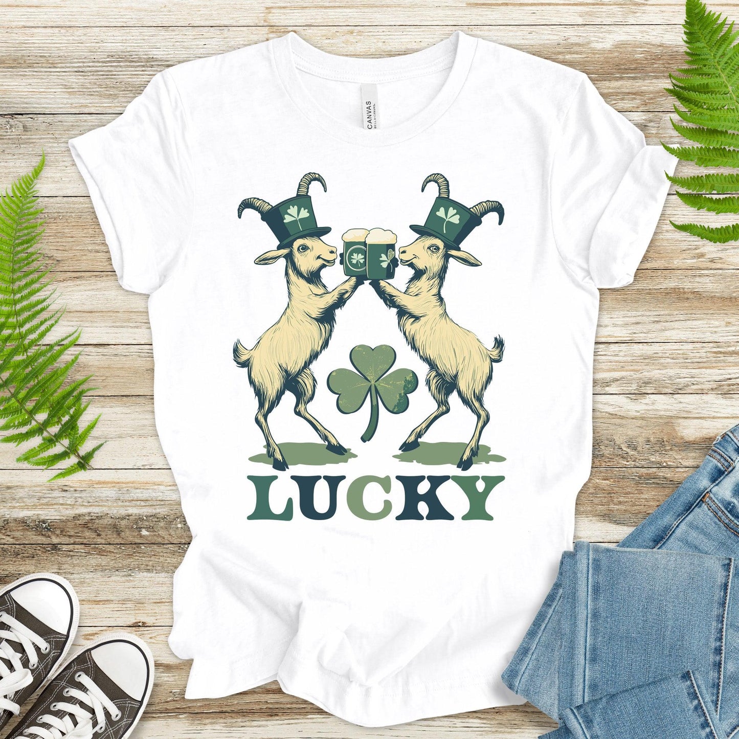Shamrock & Roll: Goat Cheers St. Paddy’s T-Shirt - TShirtree
