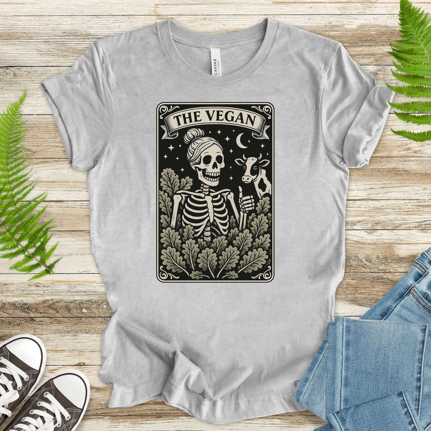 The Vegan Skeleton Tarot T-Shirt