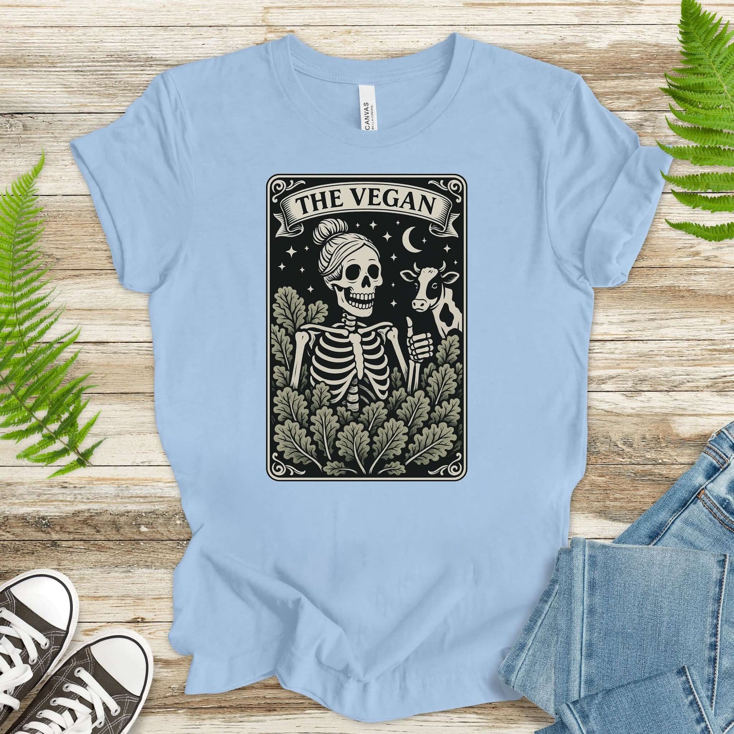 The Vegan Skeleton Tarot T-Shirt