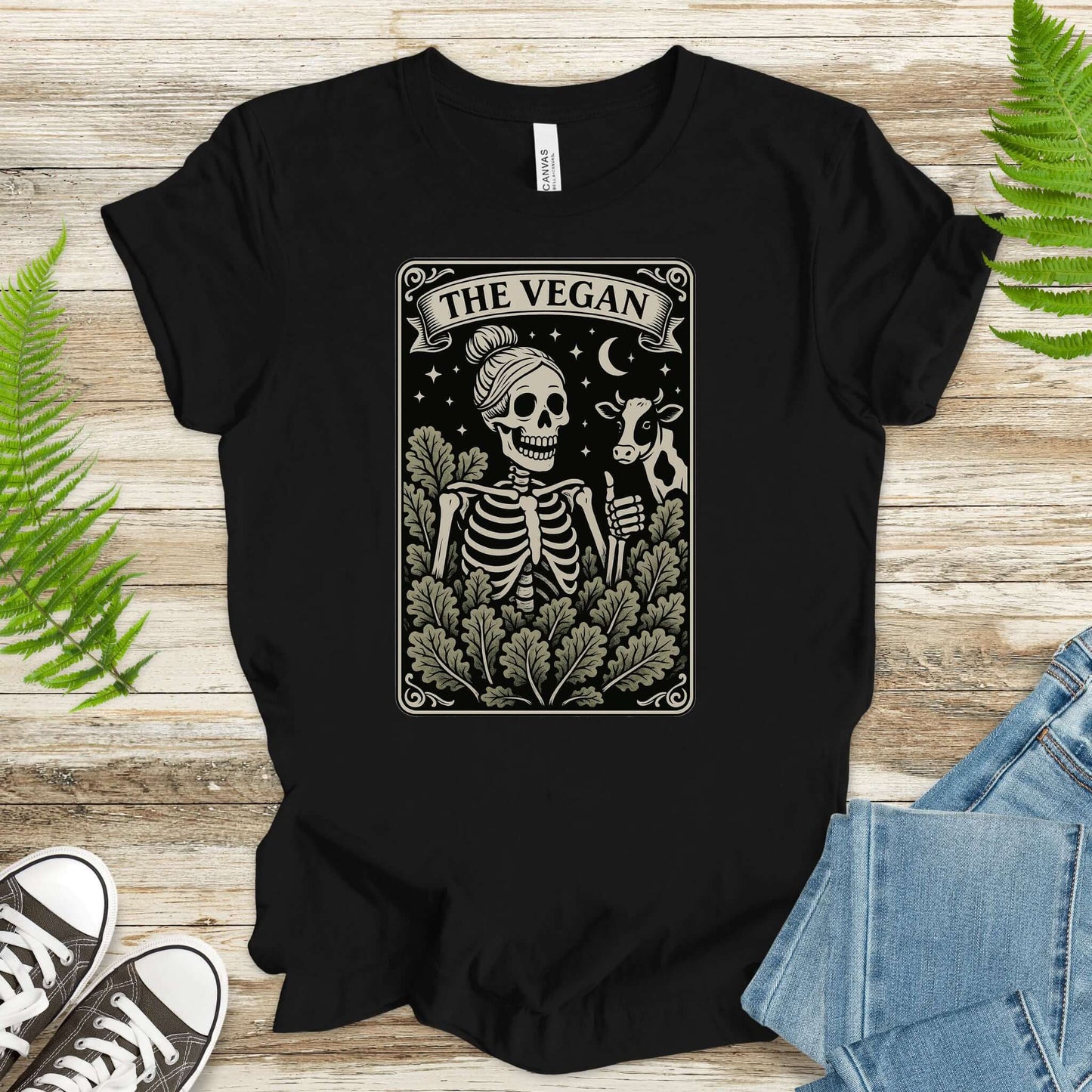 The Vegan Skeleton Tarot T-Shirt