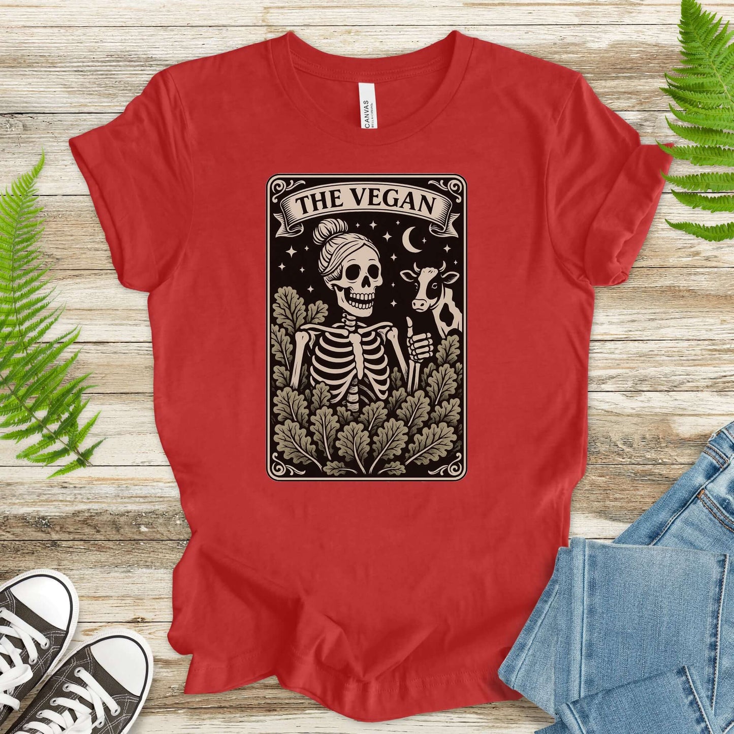 The Vegan Skeleton Tarot T-Shirt