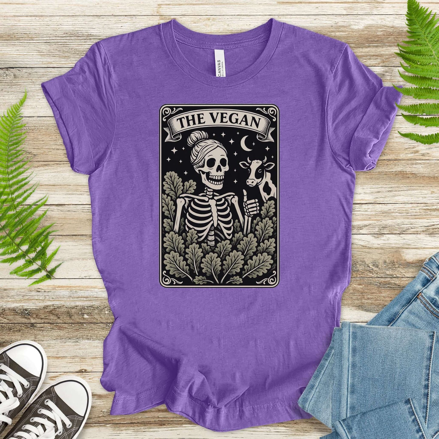 The Vegan Skeleton Tarot T-Shirt