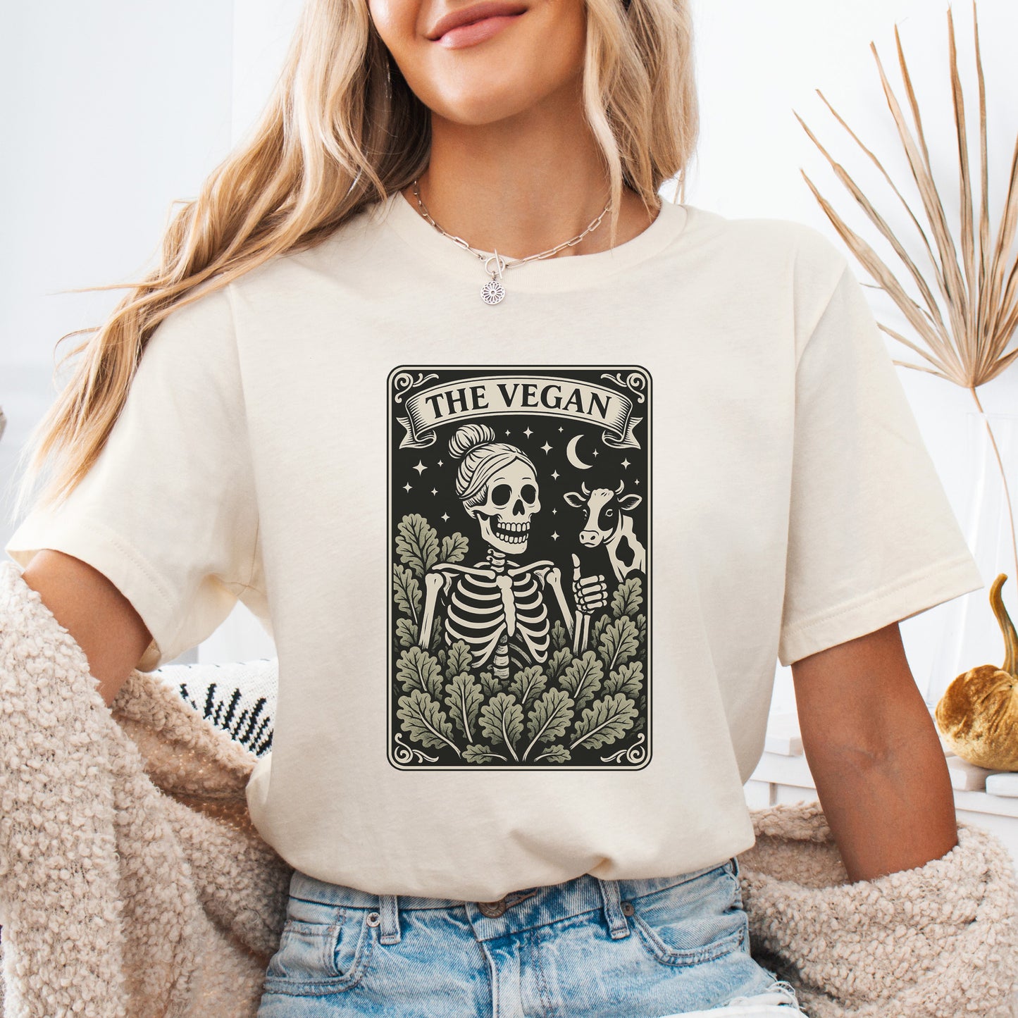 The Vegan Skeleton Tarot T-Shirt