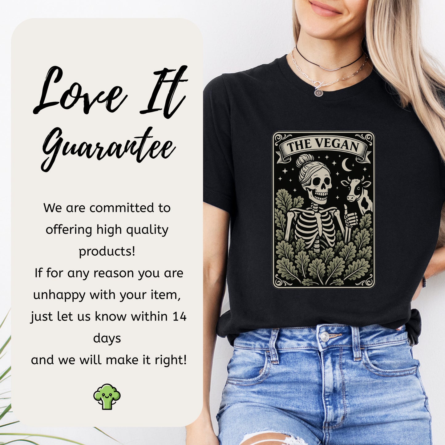 The Vegan Skeleton Tarot T-Shirt