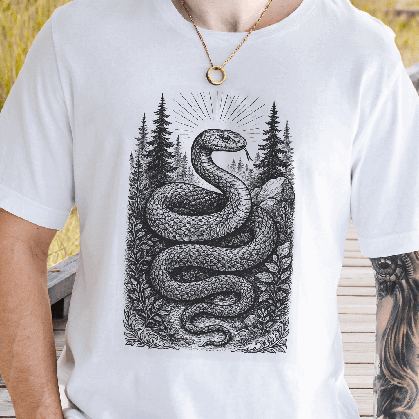 Serpent Wisdom – Snake Spirit Animal T-Shirt