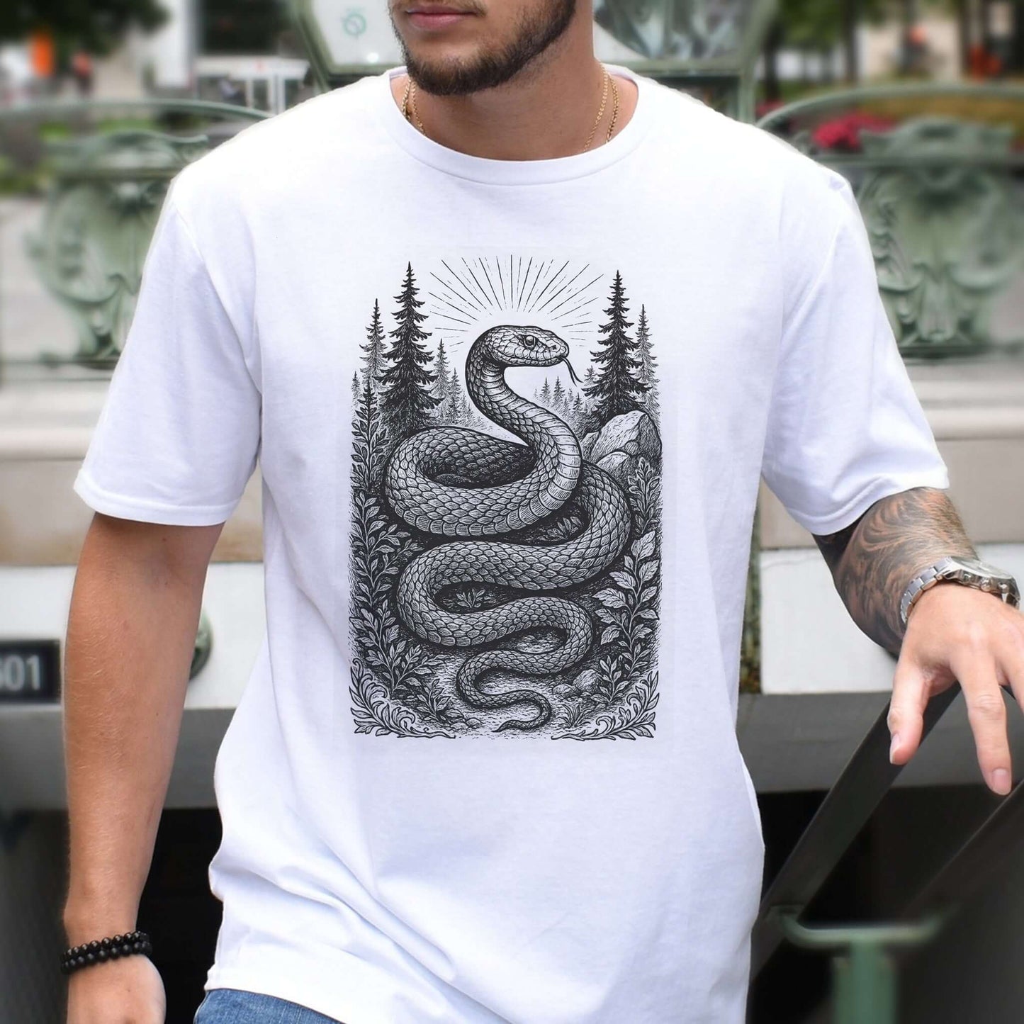 Serpent Wisdom – Snake Spirit Animal T-Shirt