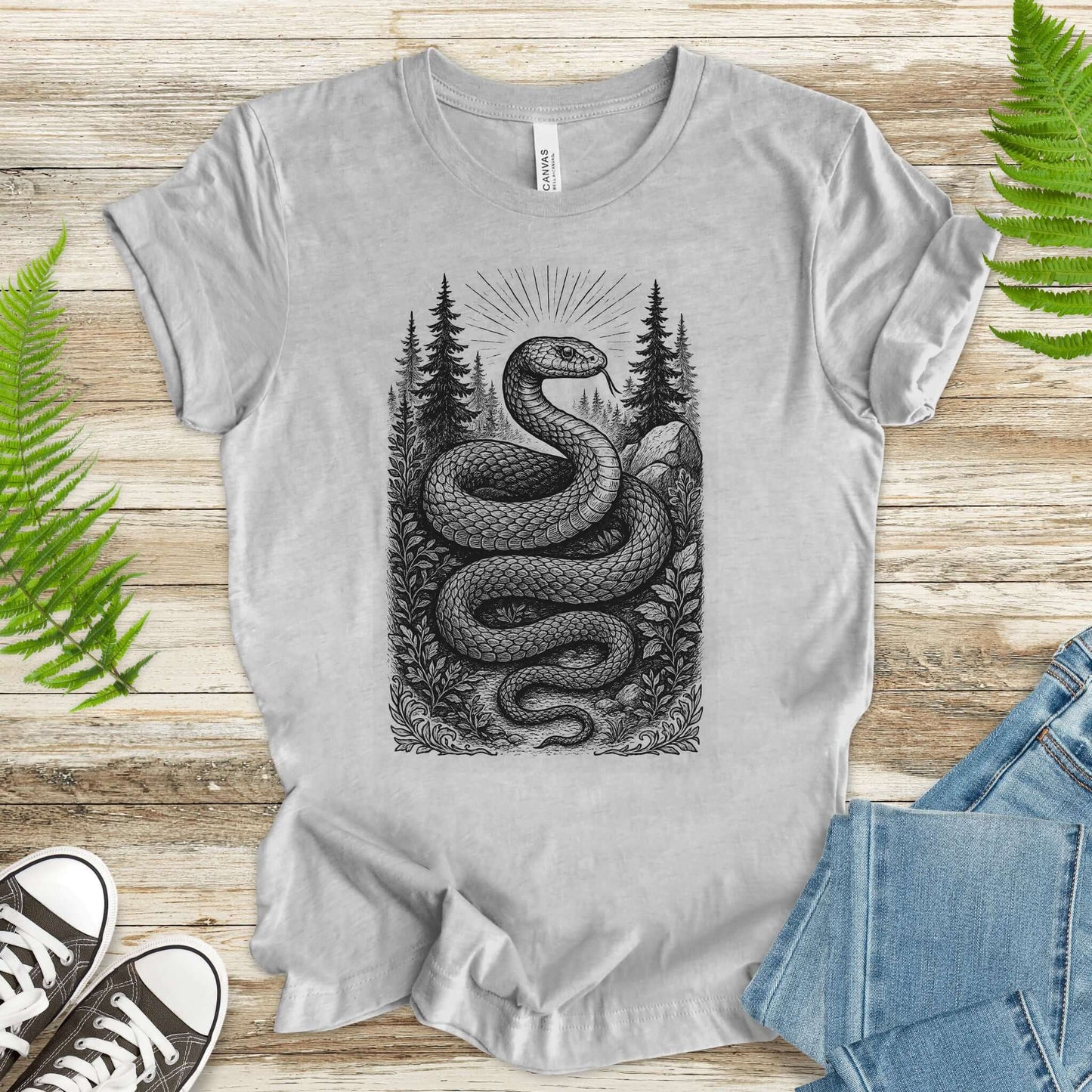 Serpent Wisdom – Snake Spirit Animal T-Shirt