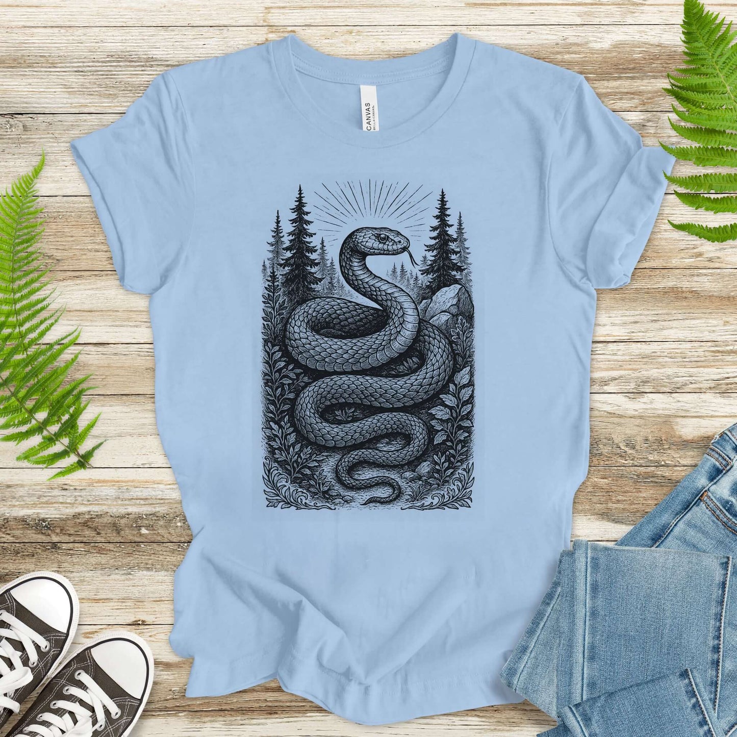 Serpent Wisdom – Snake Spirit Animal T-Shirt