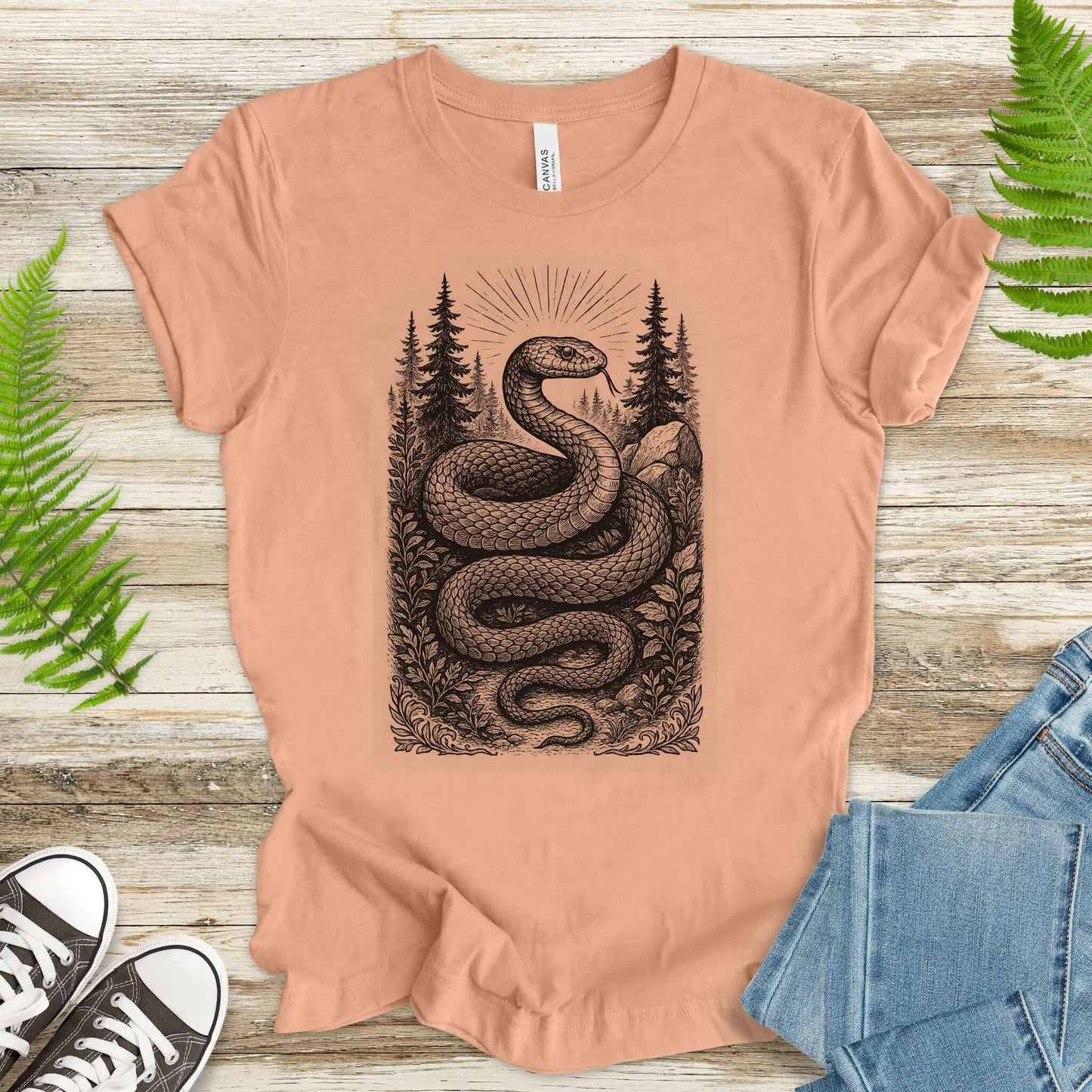 Serpent Wisdom – Snake Spirit Animal T-Shirt
