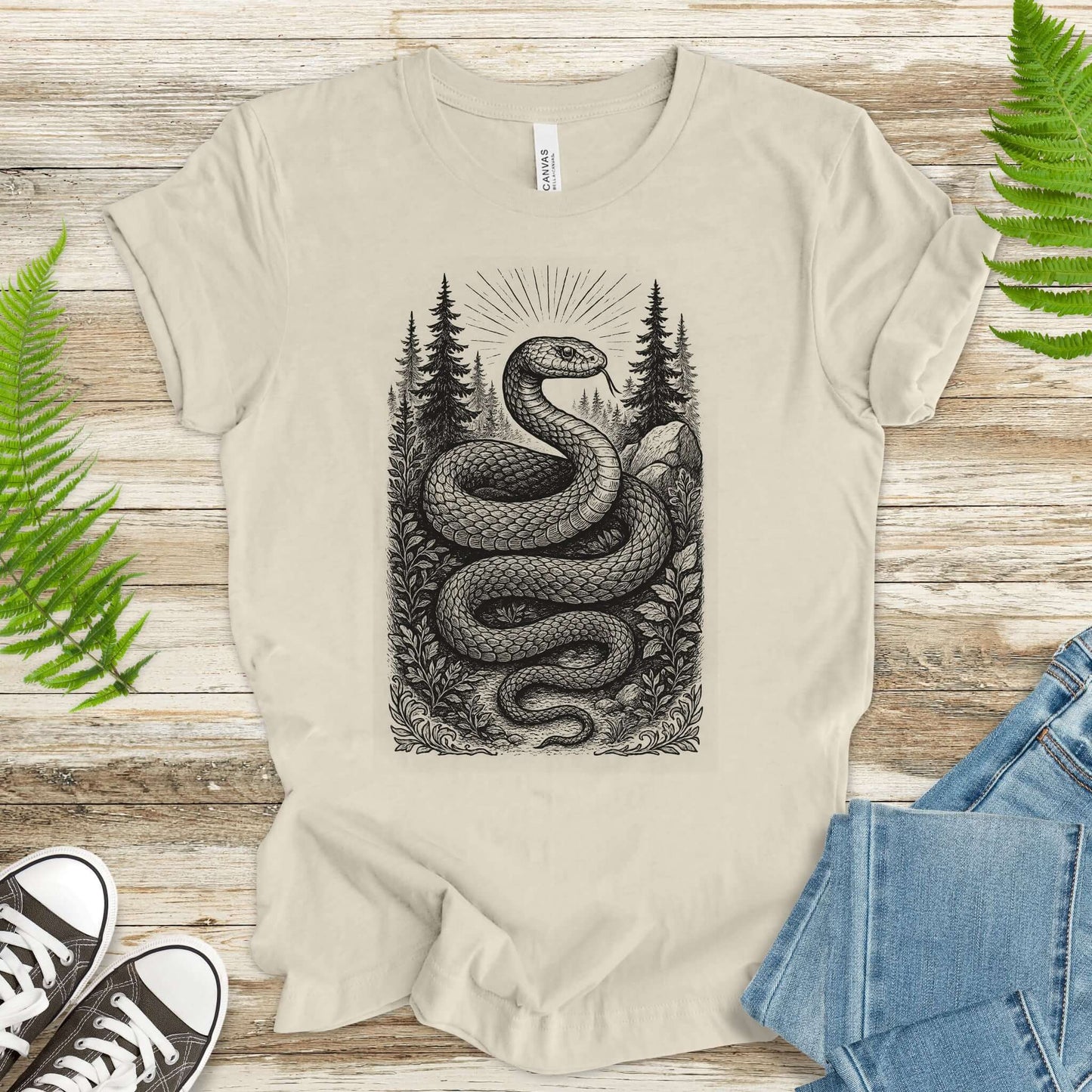 Serpent Wisdom – Snake Spirit Animal T-Shirt