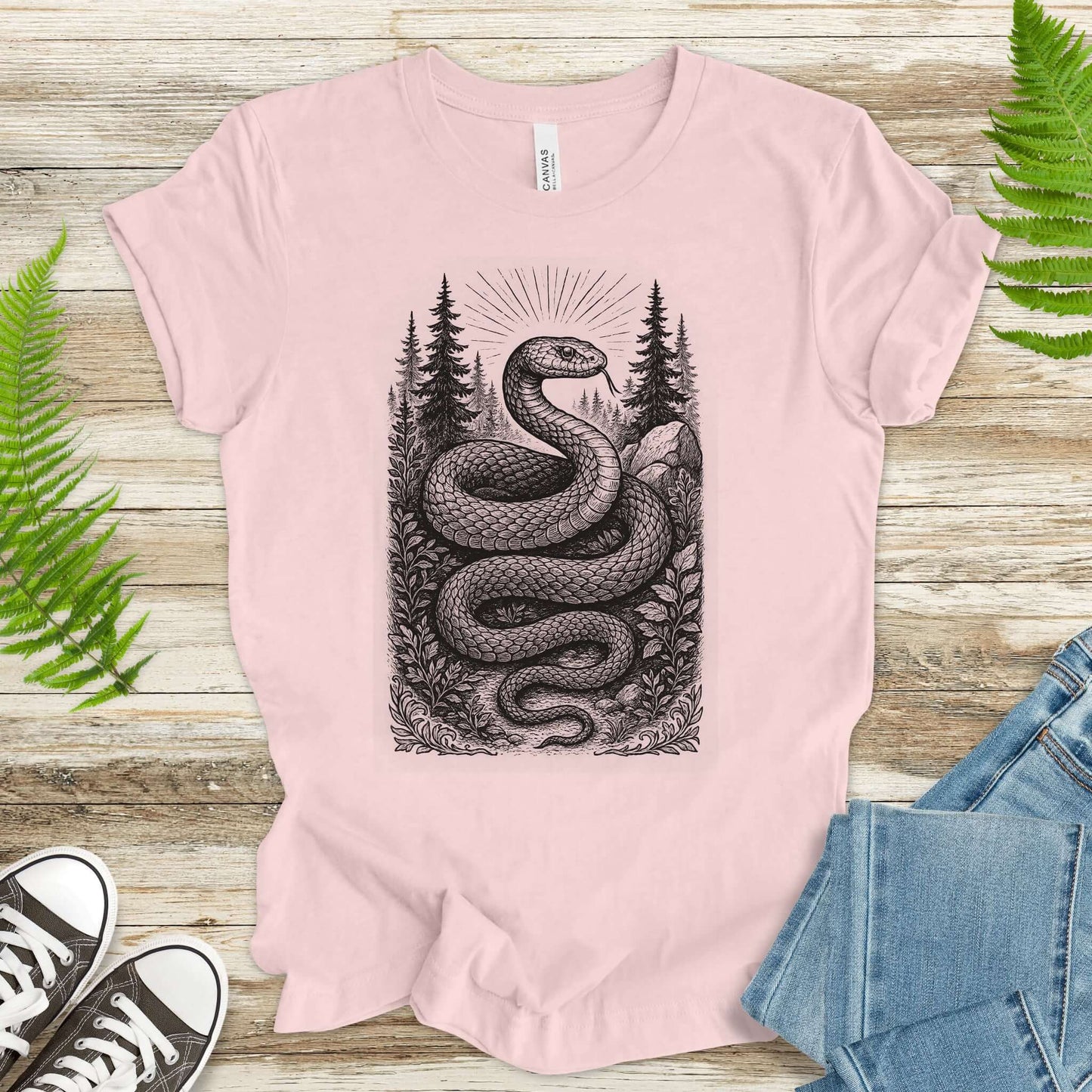 Serpent Wisdom – Snake Spirit Animal T-Shirt
