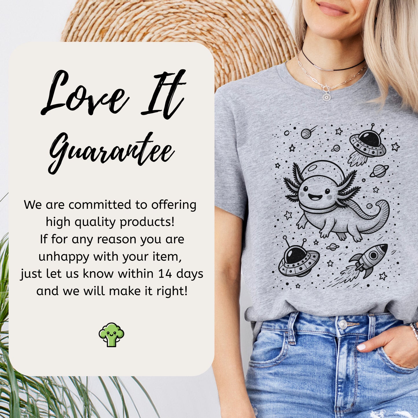 Space Axolotl Adventure T-Shirt