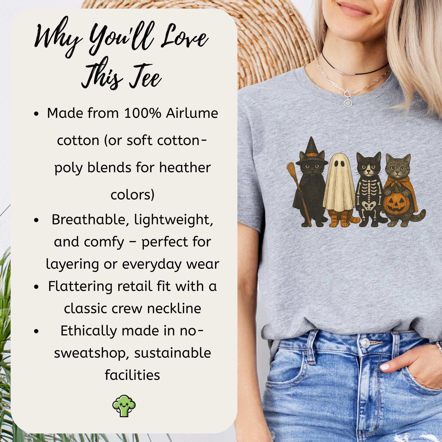 Trick-or-Cats T-Shirt – Cute Halloween Cat Costume Squad Tee