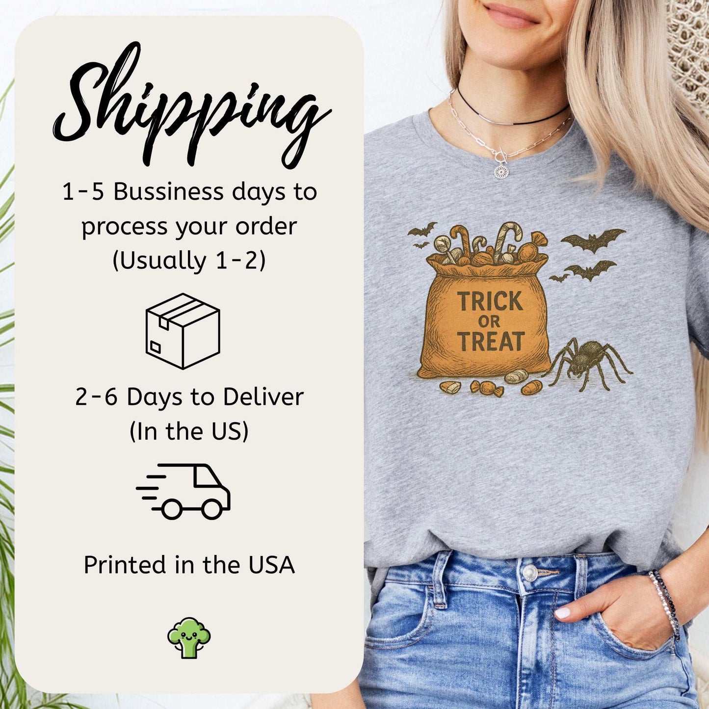 Trick or Treat Bag T-Shirt – Vintage Spooky Halloween Candy Tee