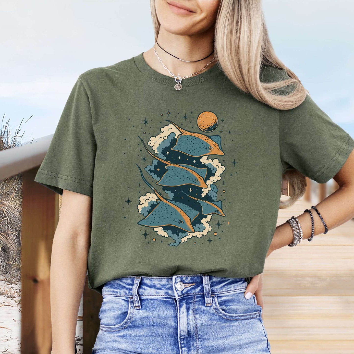 Space Trigons Fantasy T-Shirt