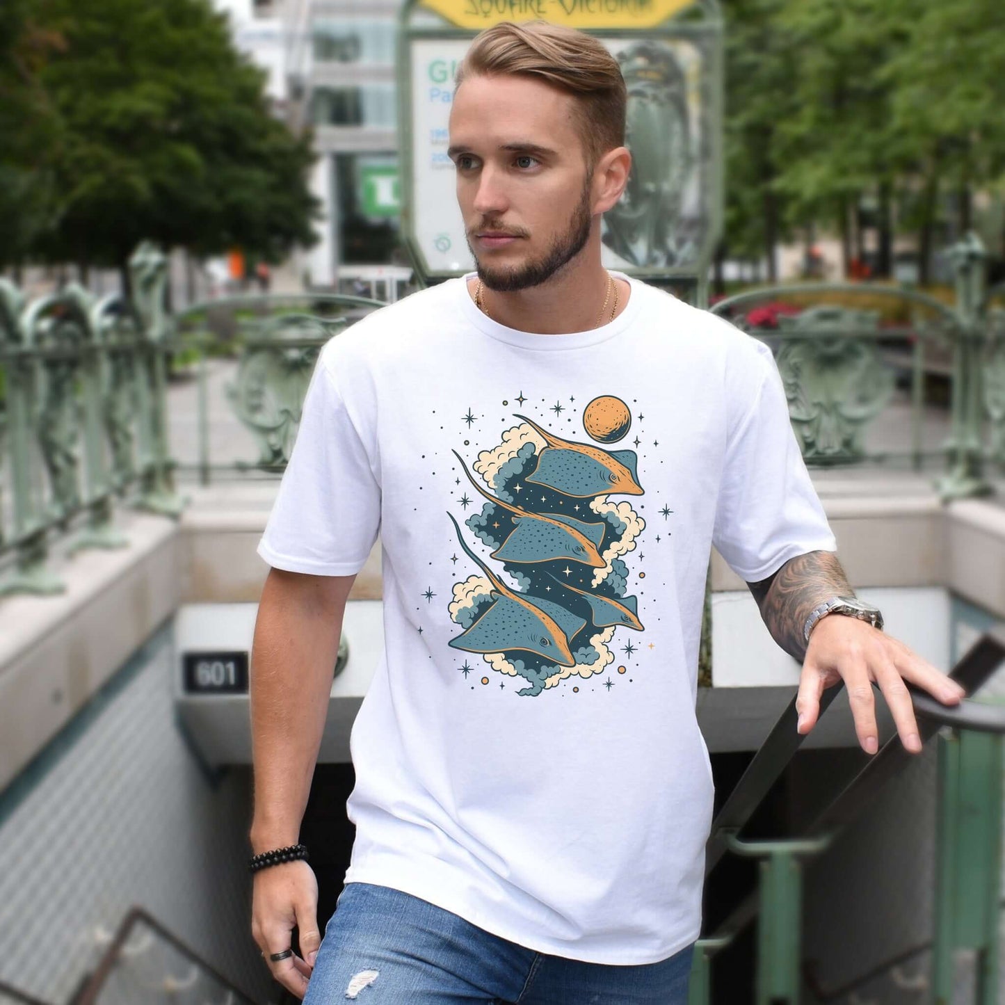 Space Trigons Fantasy T-Shirt
