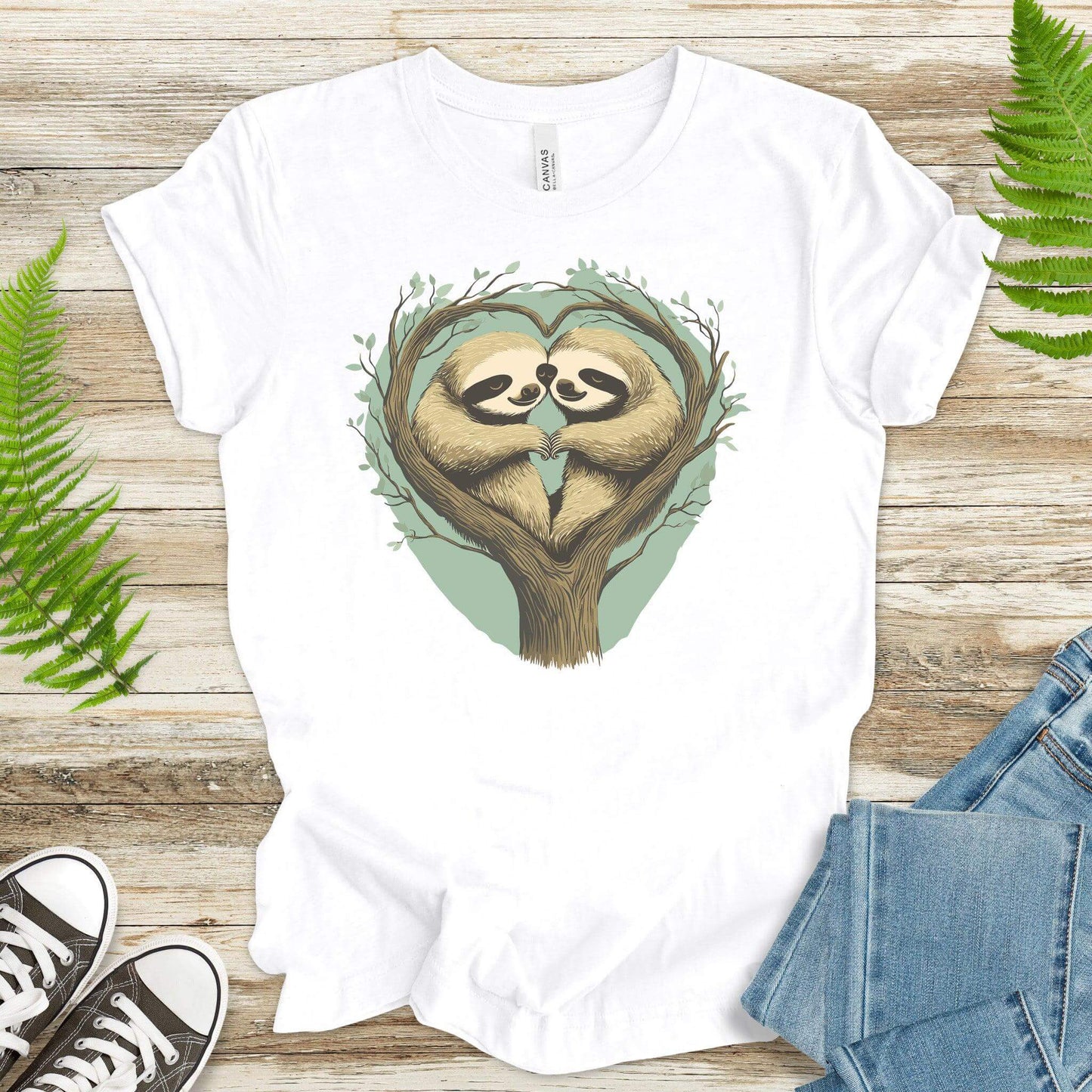 Sloth Love T-Shirt – Relax & Hang Out Together - TShirtree
