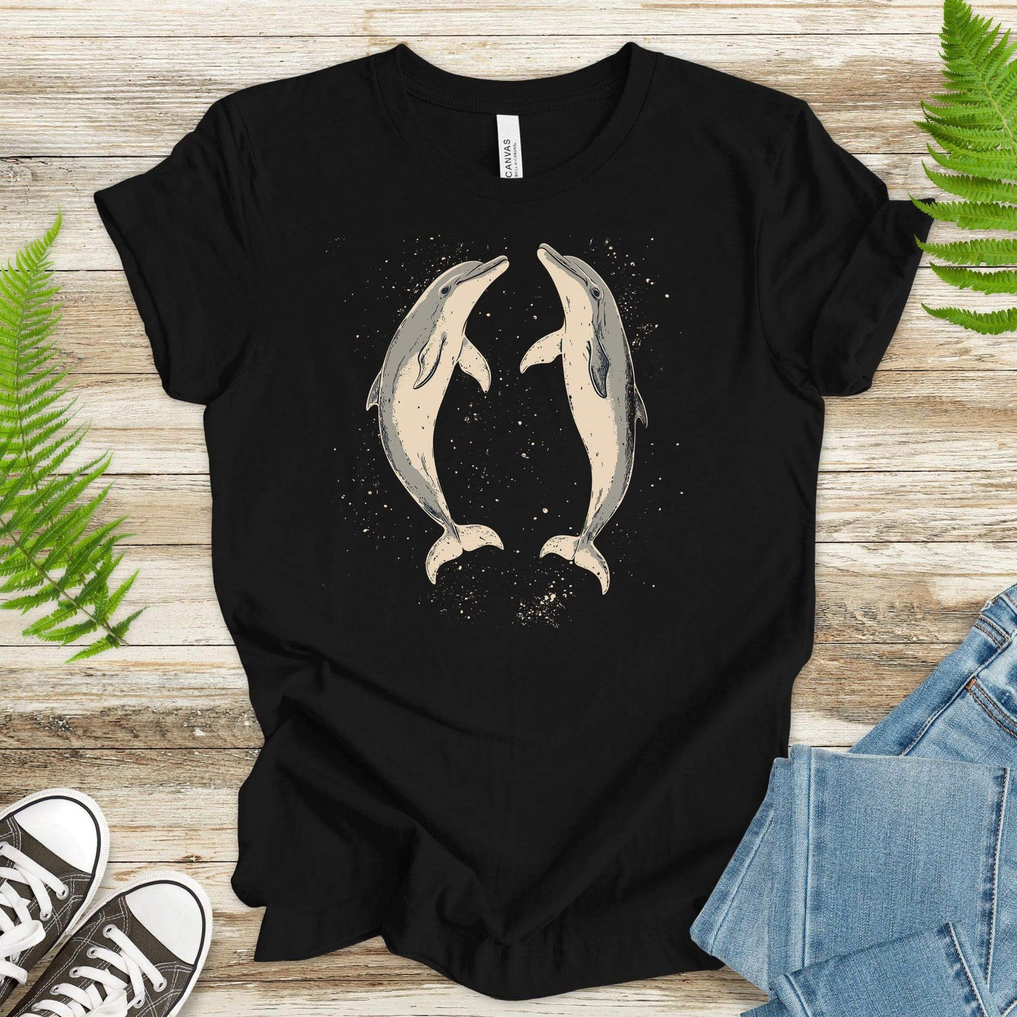 Happy Dolphins T-Shirt – Joyful Ocean Splash - TShirtree