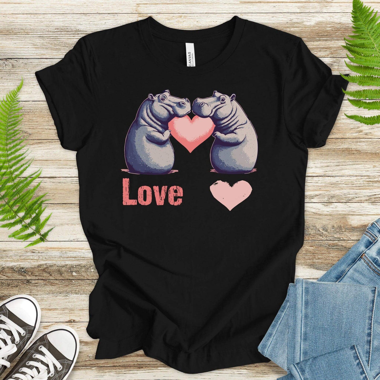 Loving Hippos T-Shirt - TShirtree