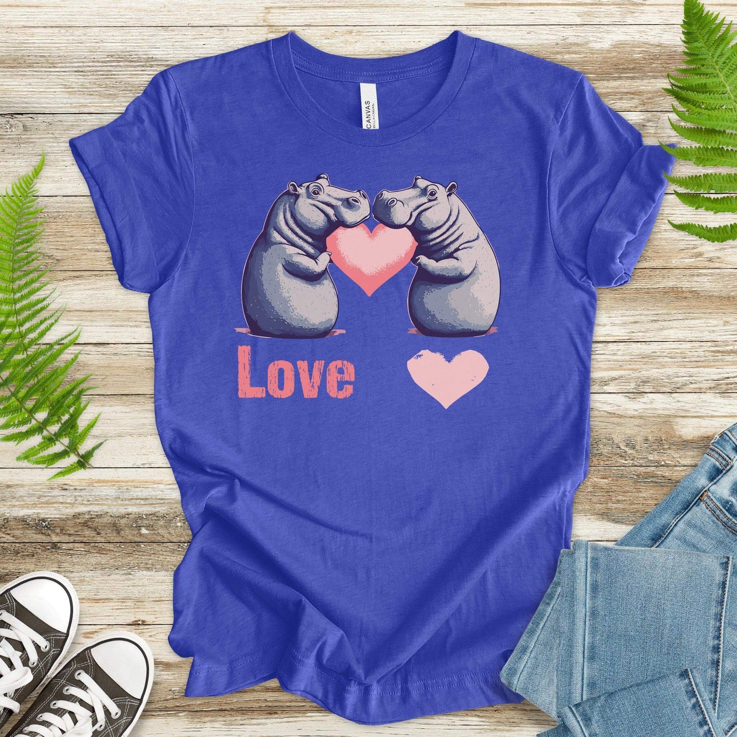 Loving Hippos T-Shirt - TShirtree