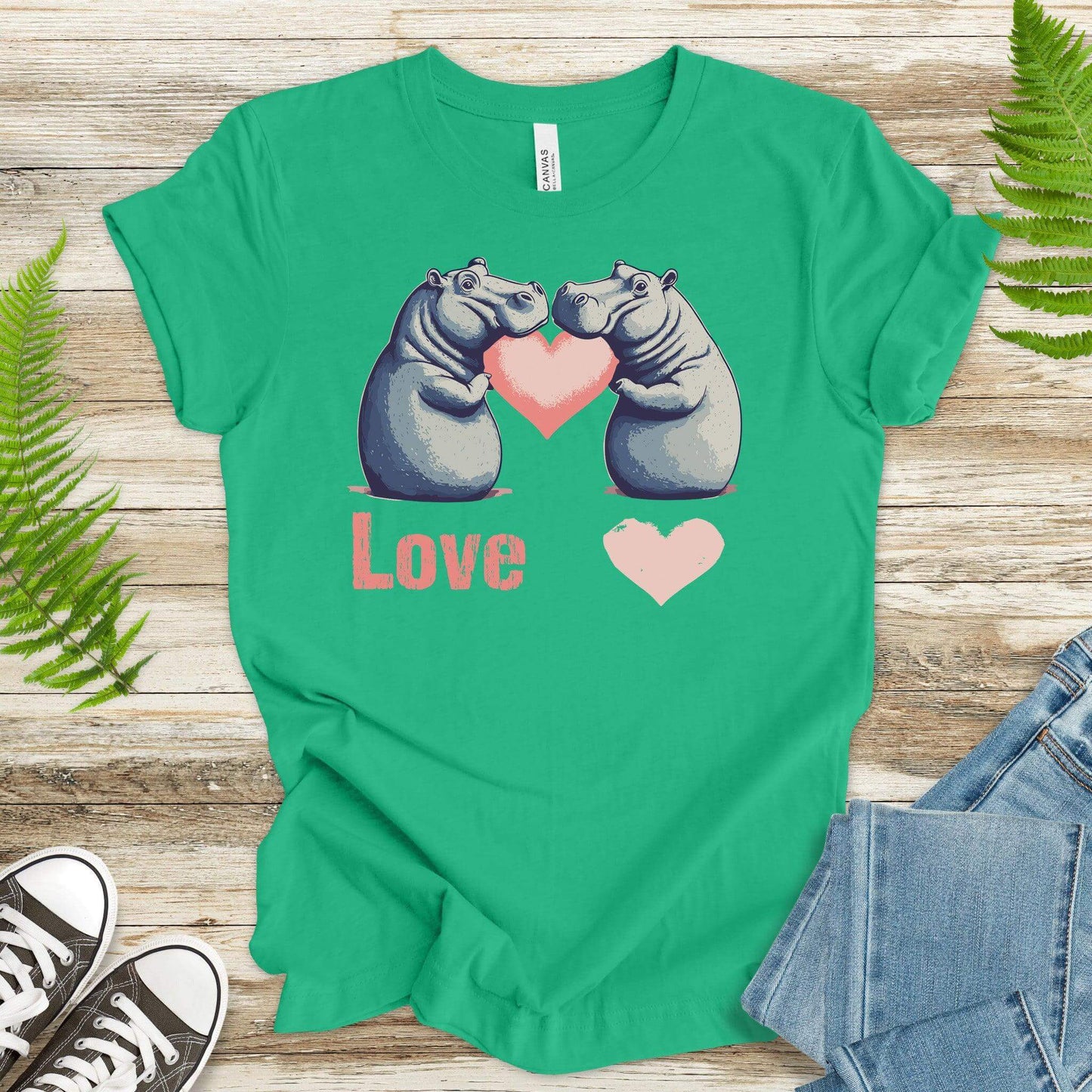 Loving Hippos T-Shirt - TShirtree