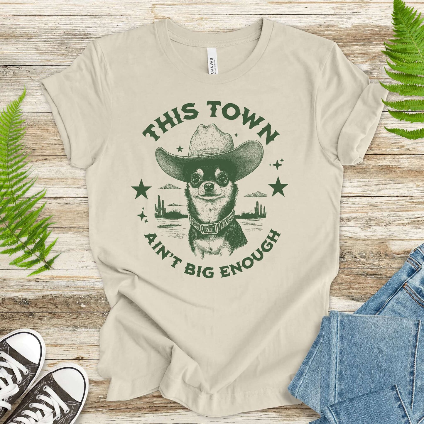 Chihuahua Sheriff Showdown T-Shirt