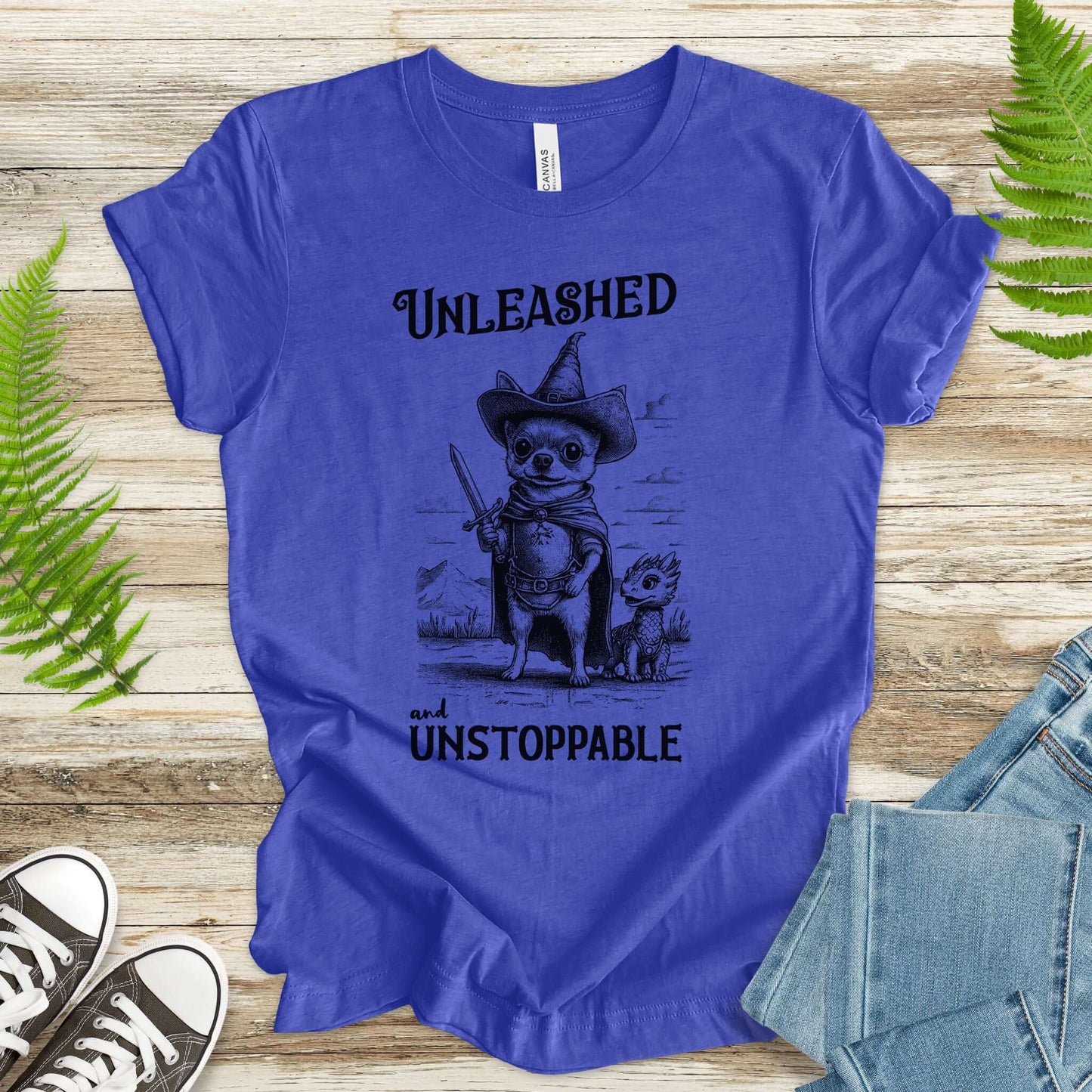 Chihuahua & Tiny Dragon Vintage T-Shirt