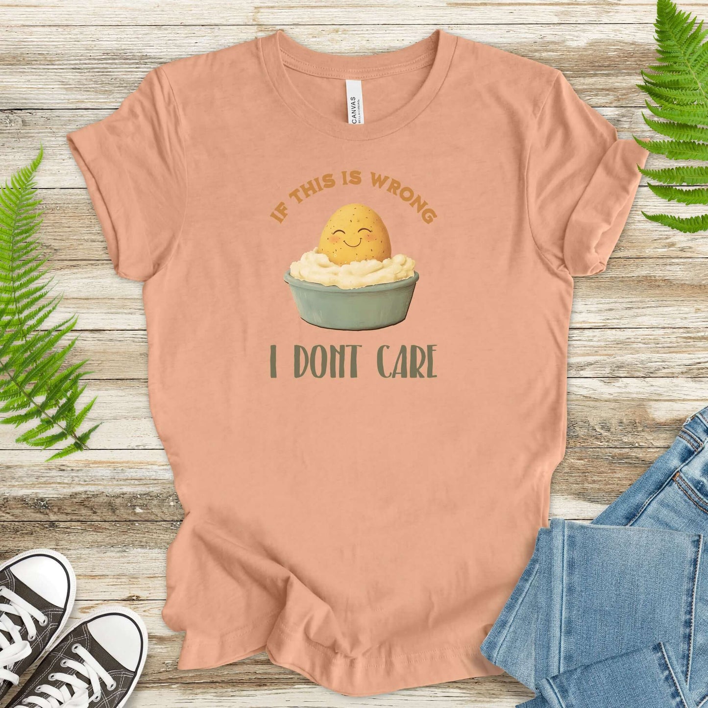Relaxing Potato Bath Funny T-Shirt