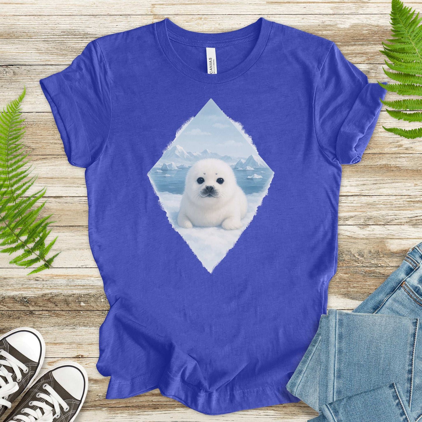 Baby Seal Arctic T-Shirt – Cute Winter Wildlife Vintage Tee