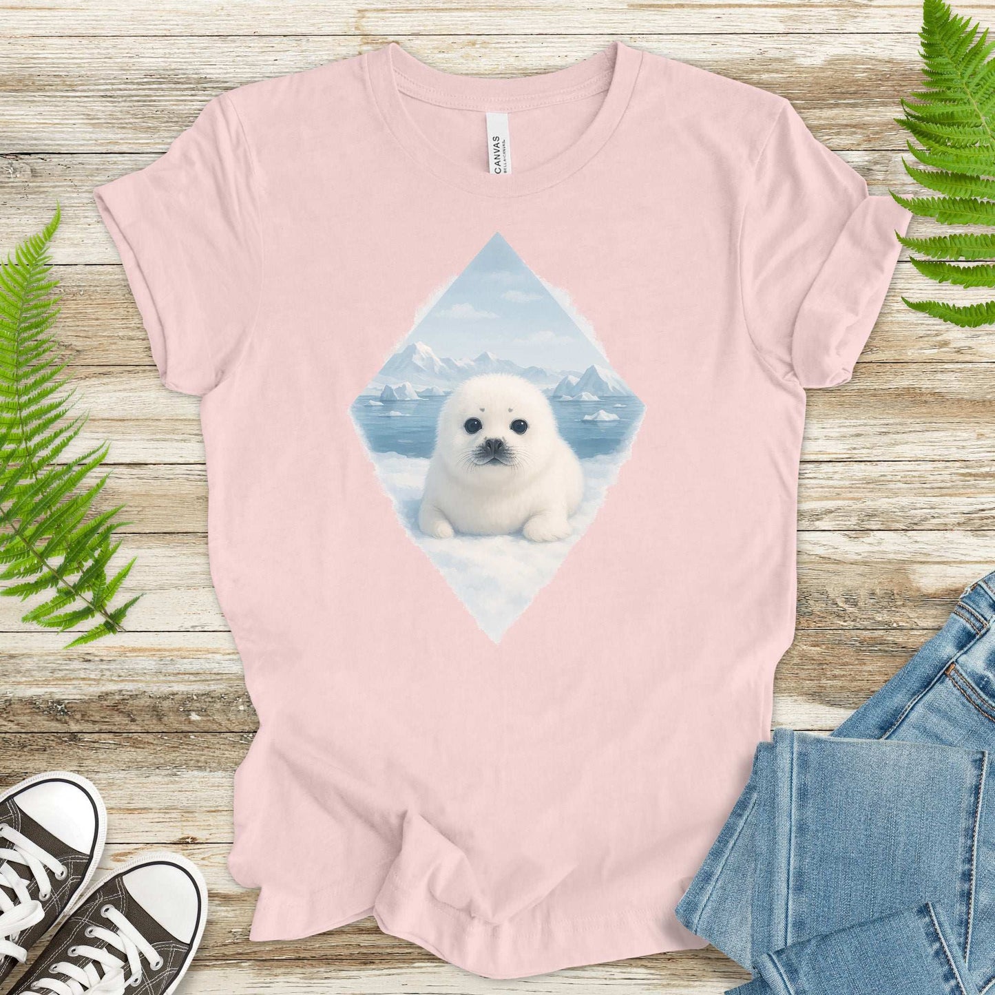 Baby Seal Arctic T-Shirt – Cute Winter Wildlife Vintage Tee