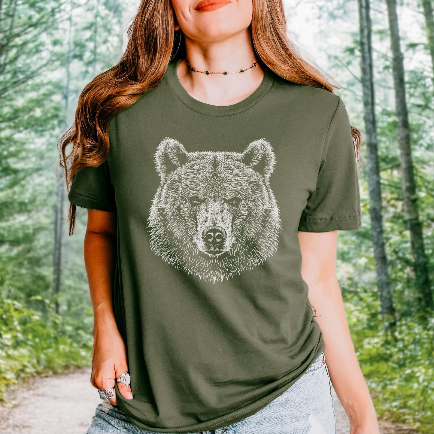 Bear Spirit Animal Art Wildlife T-Shirt