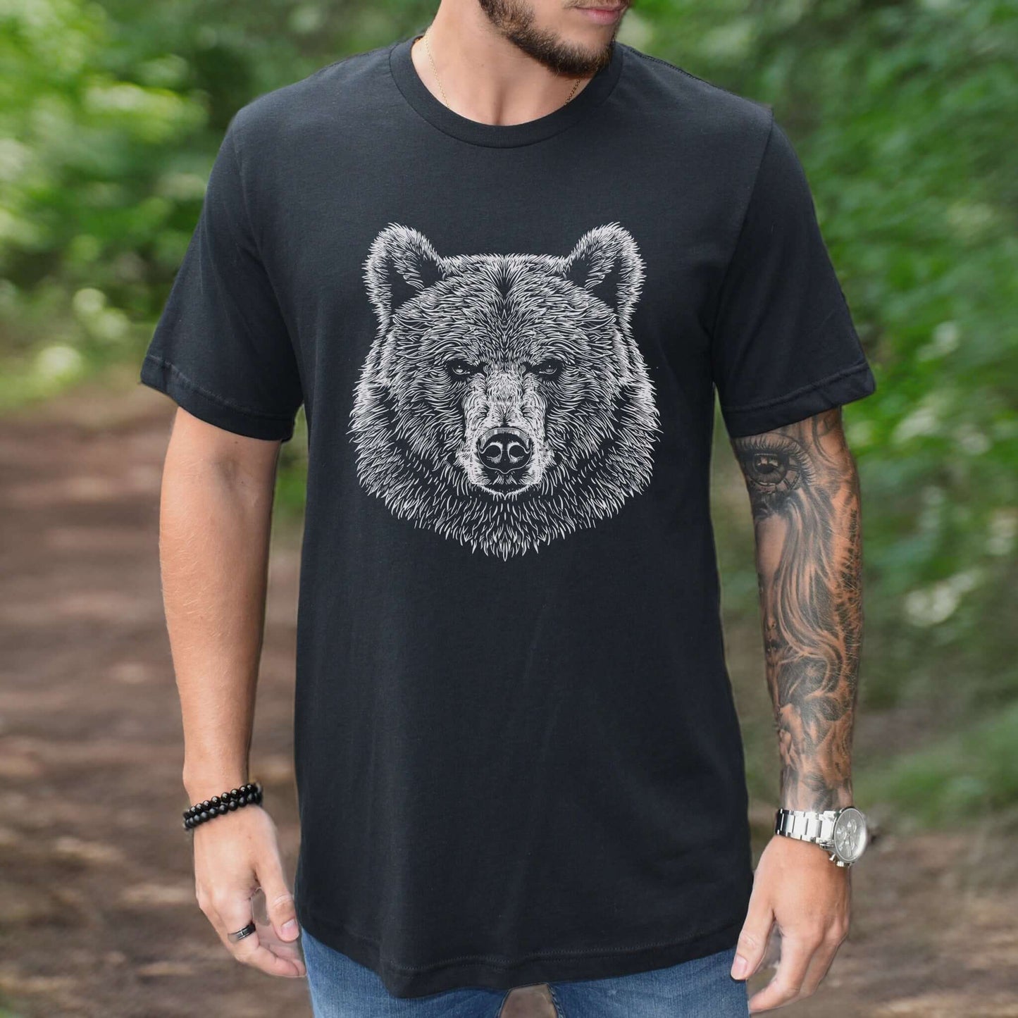 Bear Spirit Animal Art Wildlife T-Shirt
