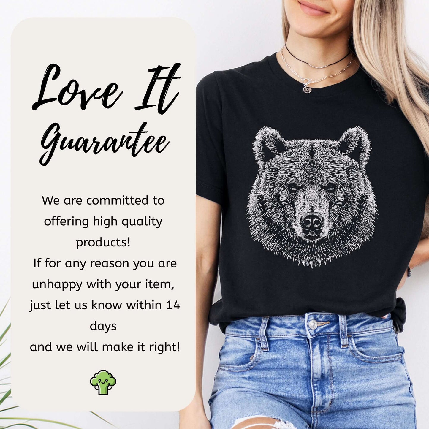 Bear Spirit Animal Art Wildlife T-Shirt