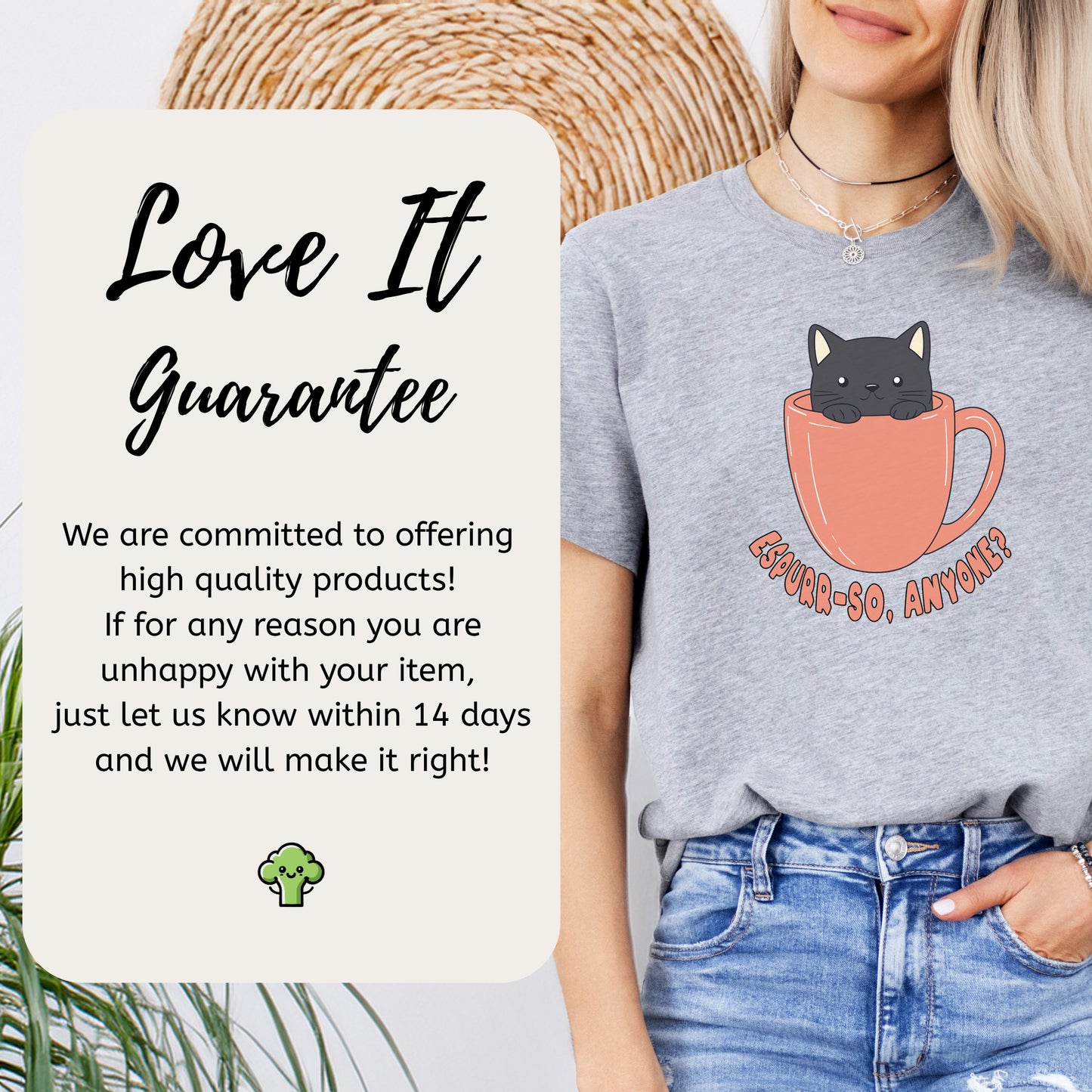 Espurr-so Anyone? β Black Cat Coffee T-Shirt