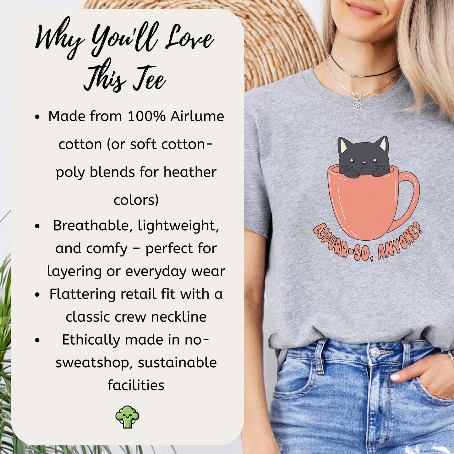 Espurr-so Anyone? β Black Cat Coffee T-Shirt