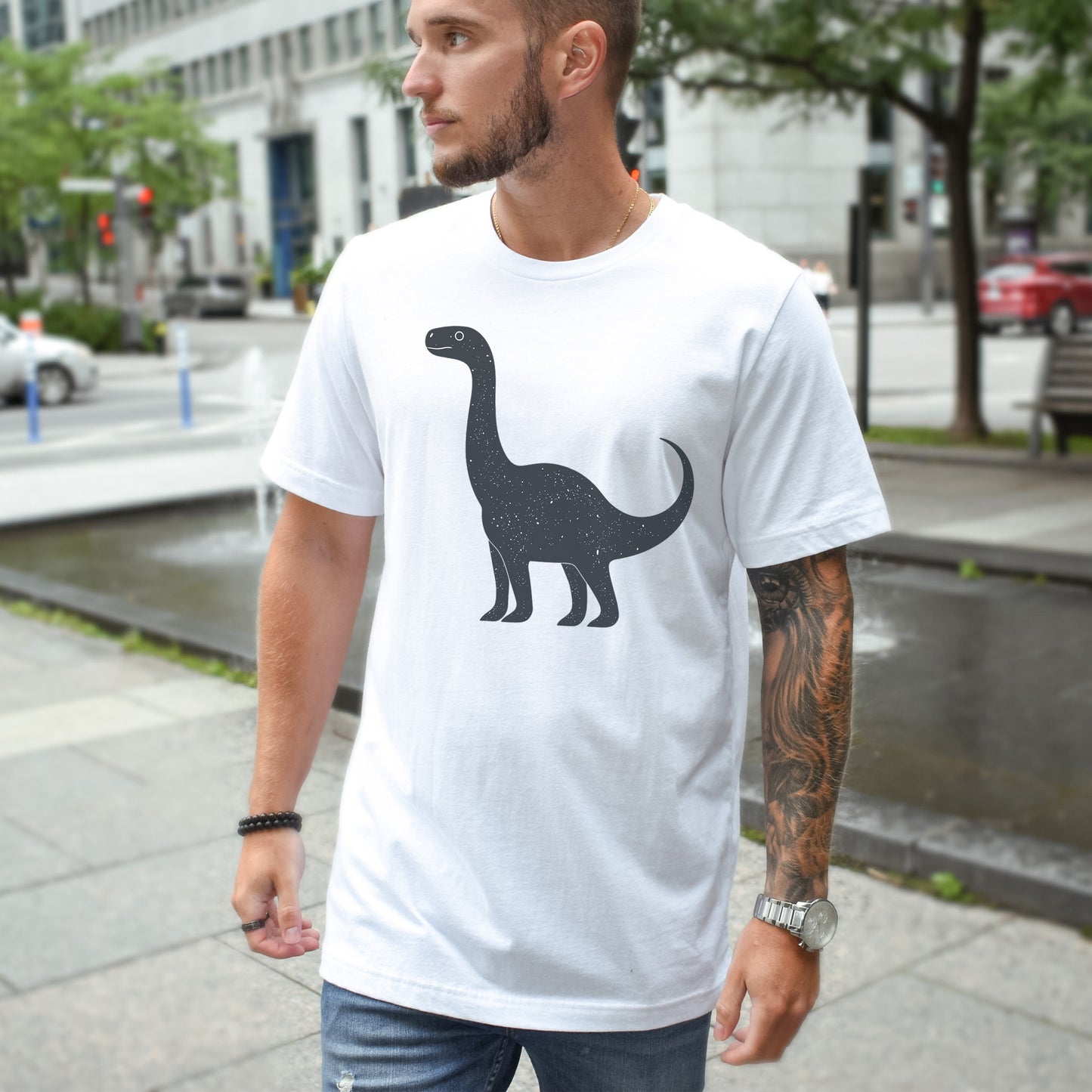 Happy Dinosaur T-Shirt – Cute & Playful Design
