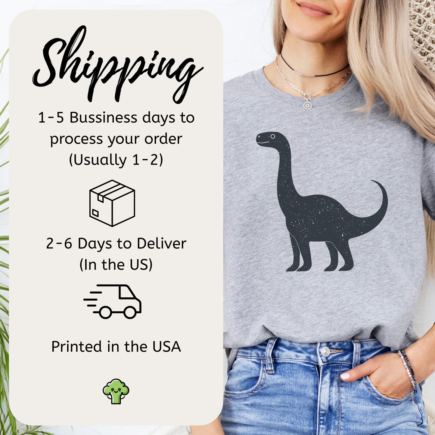 Happy Dinosaur T-Shirt – Cute & Playful Design