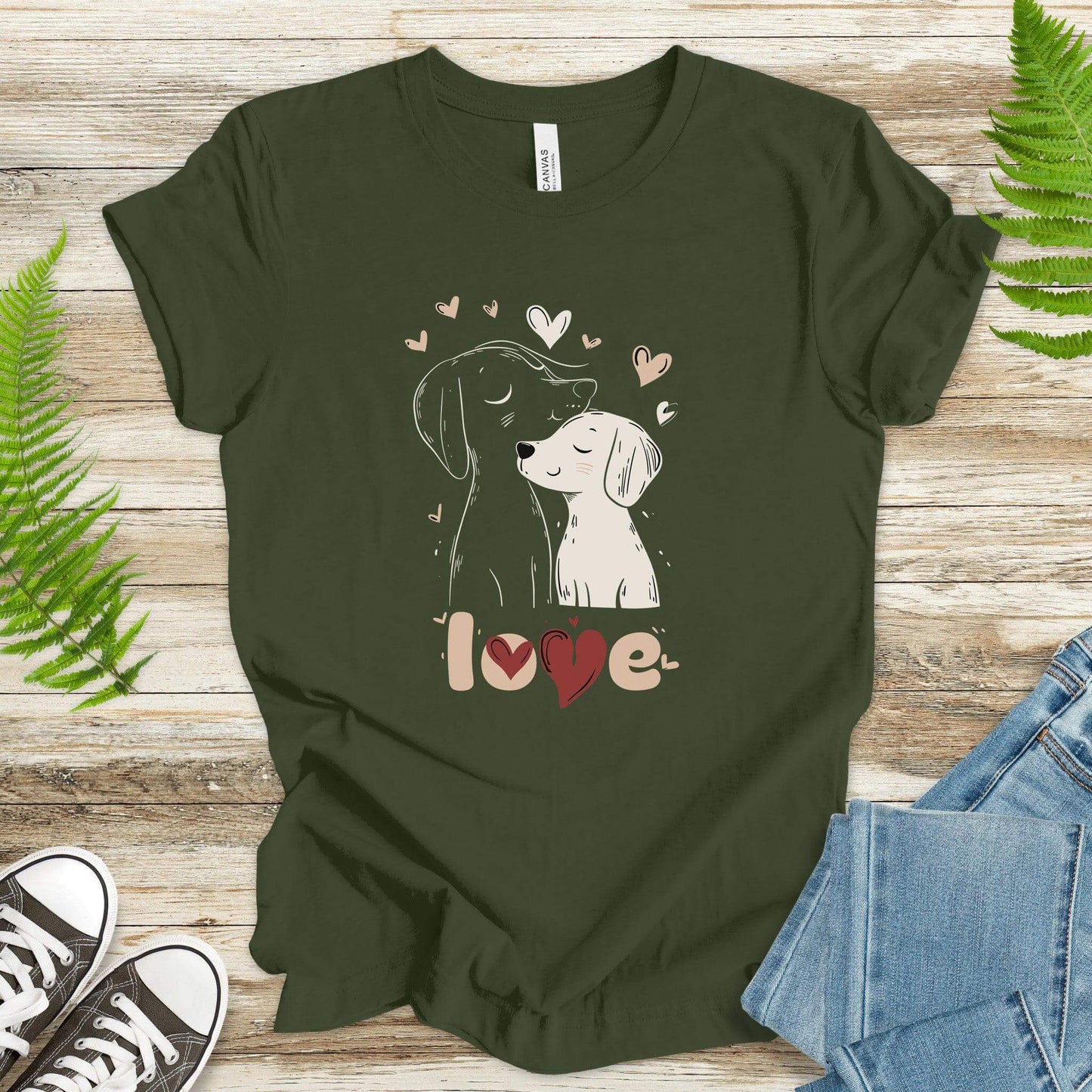 Happy Dogs T-Shirt β Full of Love & Tail Wags - TShirtree