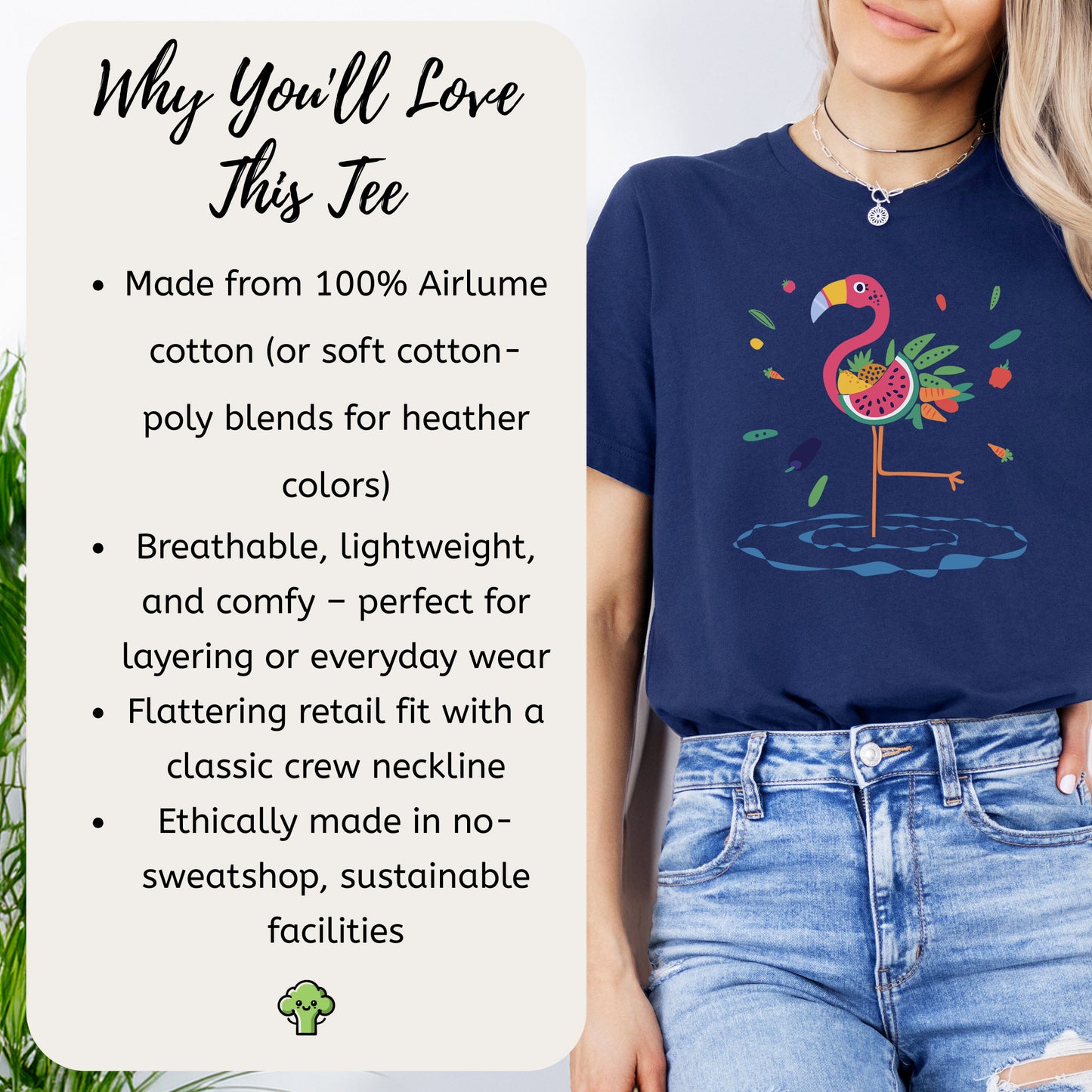 Vibrant Flamingo Art T-Shirt