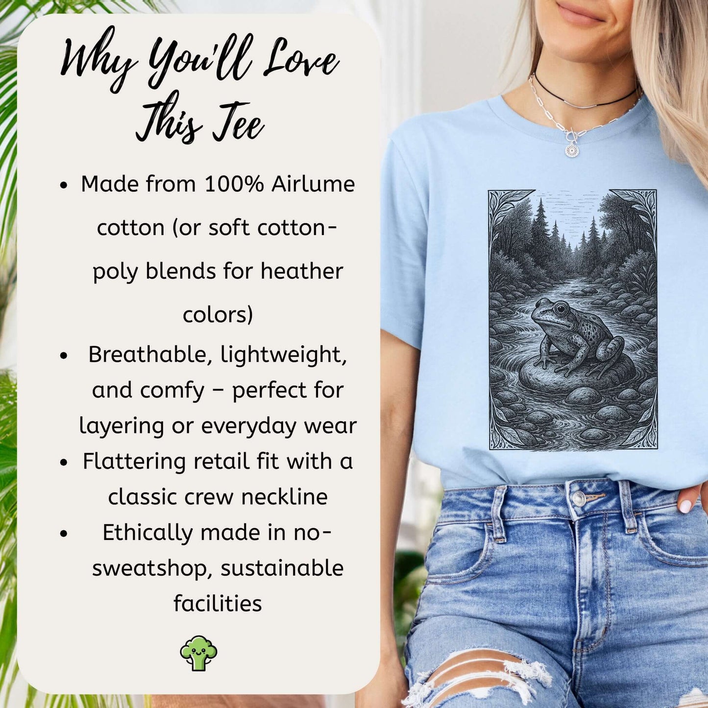Still Waters – Frog Spirit Animal T-Shirt