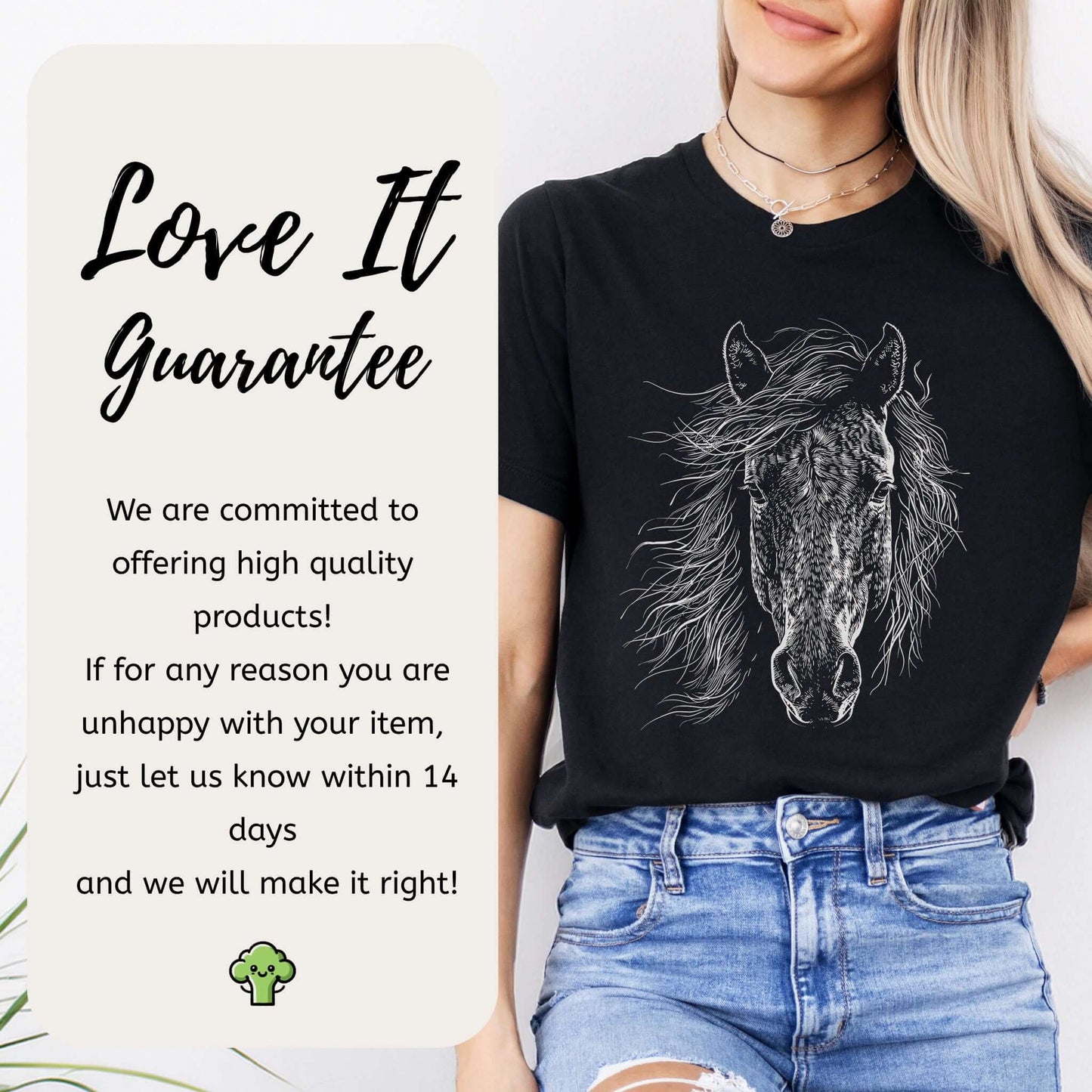 Wild Mustang Horse Face T-Shirt – Spirit of the West