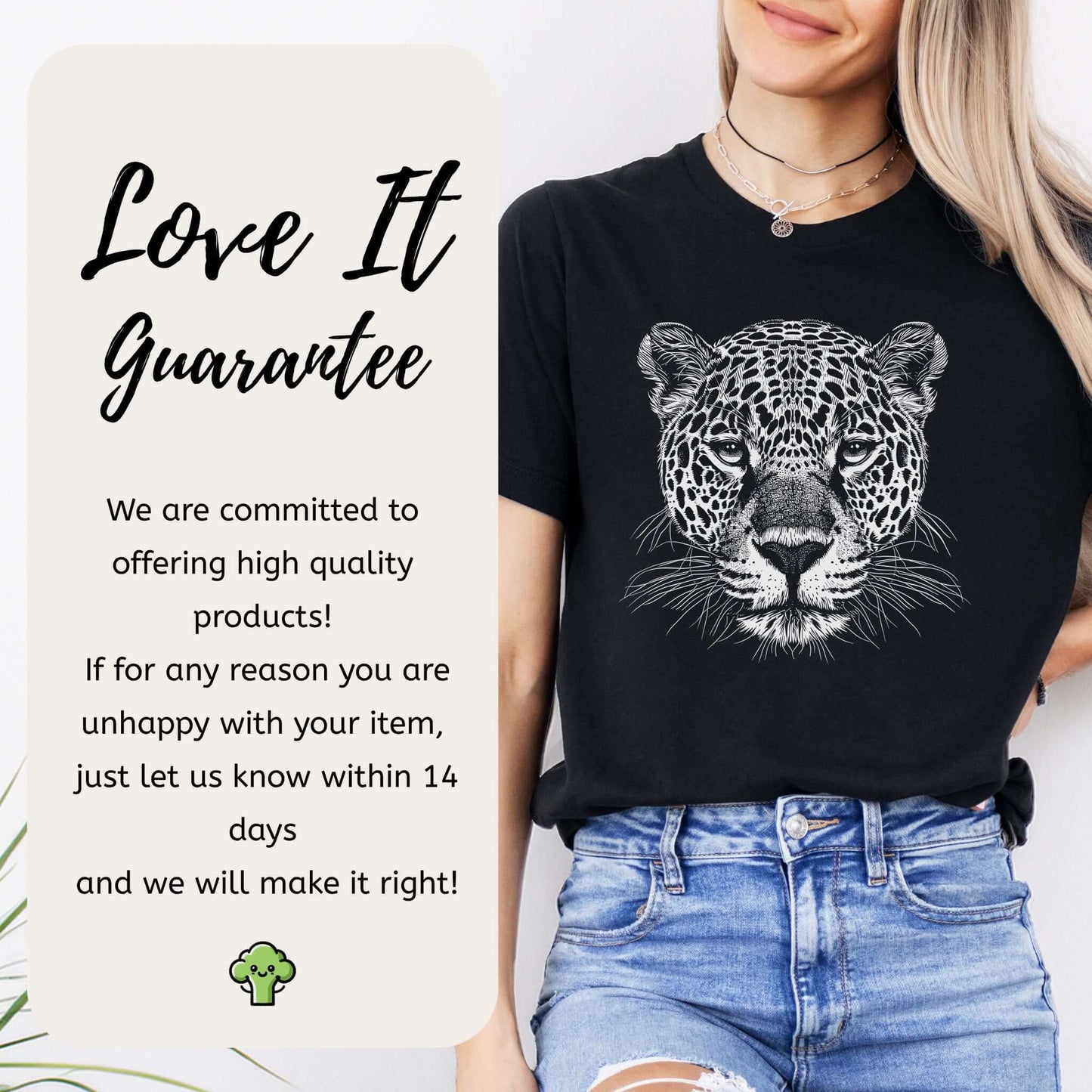 Jaguar Spirit Animal Wildlife Art T-Shirt – Wild Soul Style